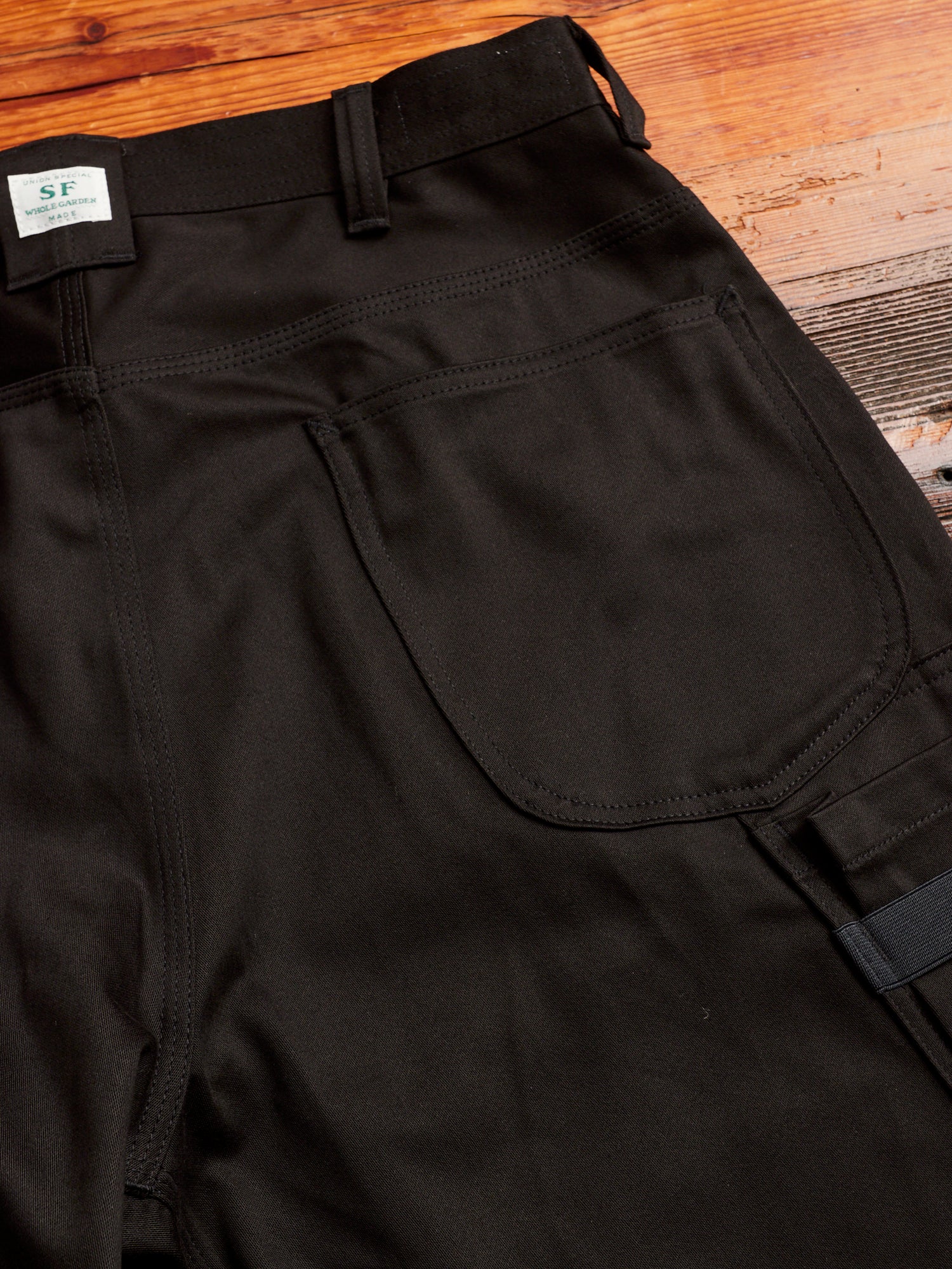 Pruner Pants in Black Military Satin - Image 8