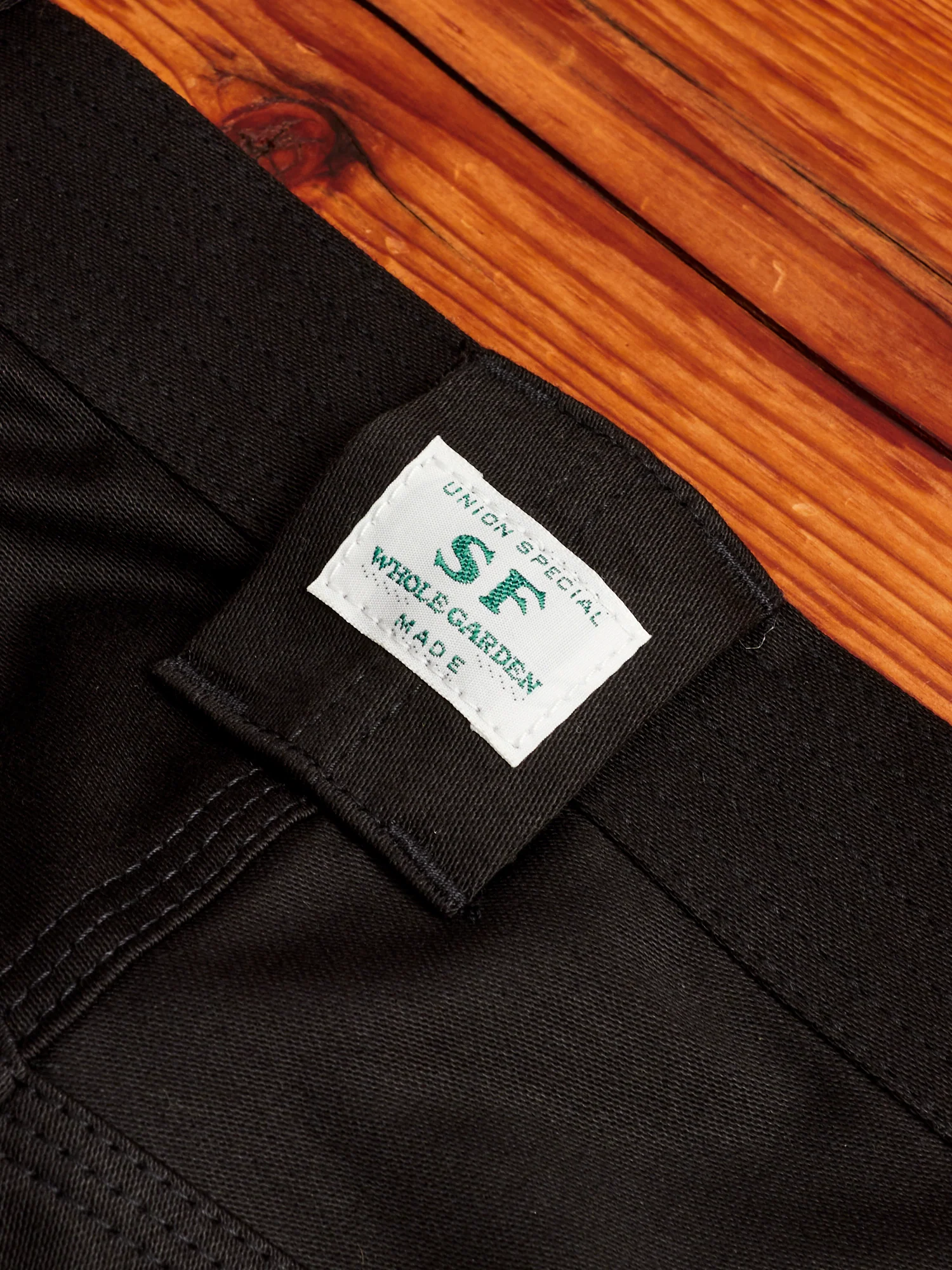 Pruner Pants in Black Military Satin - Image 9