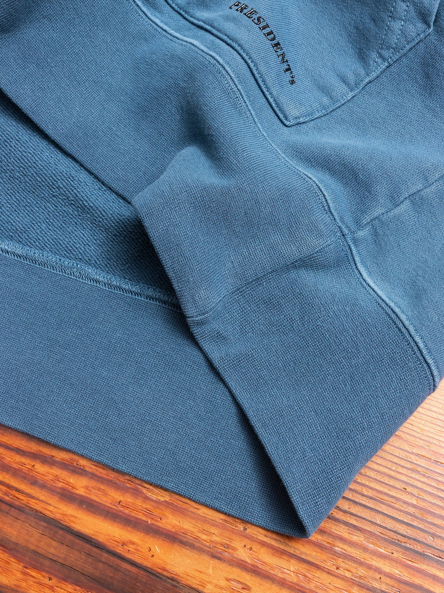 P's Pullover Hoodie in Washed Blue - Image 8