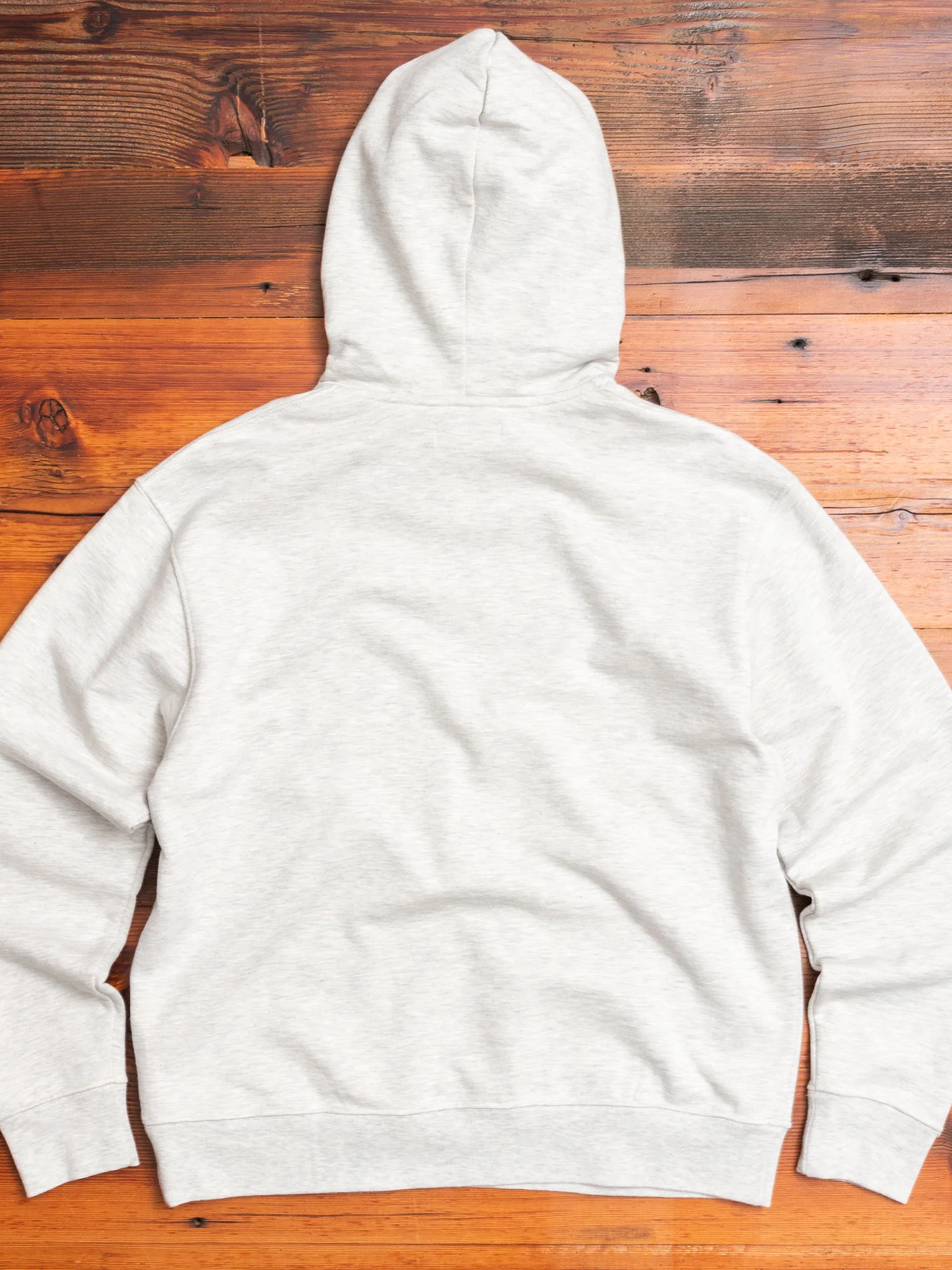 P's Pullover Hoodie in White Melange - Image 9