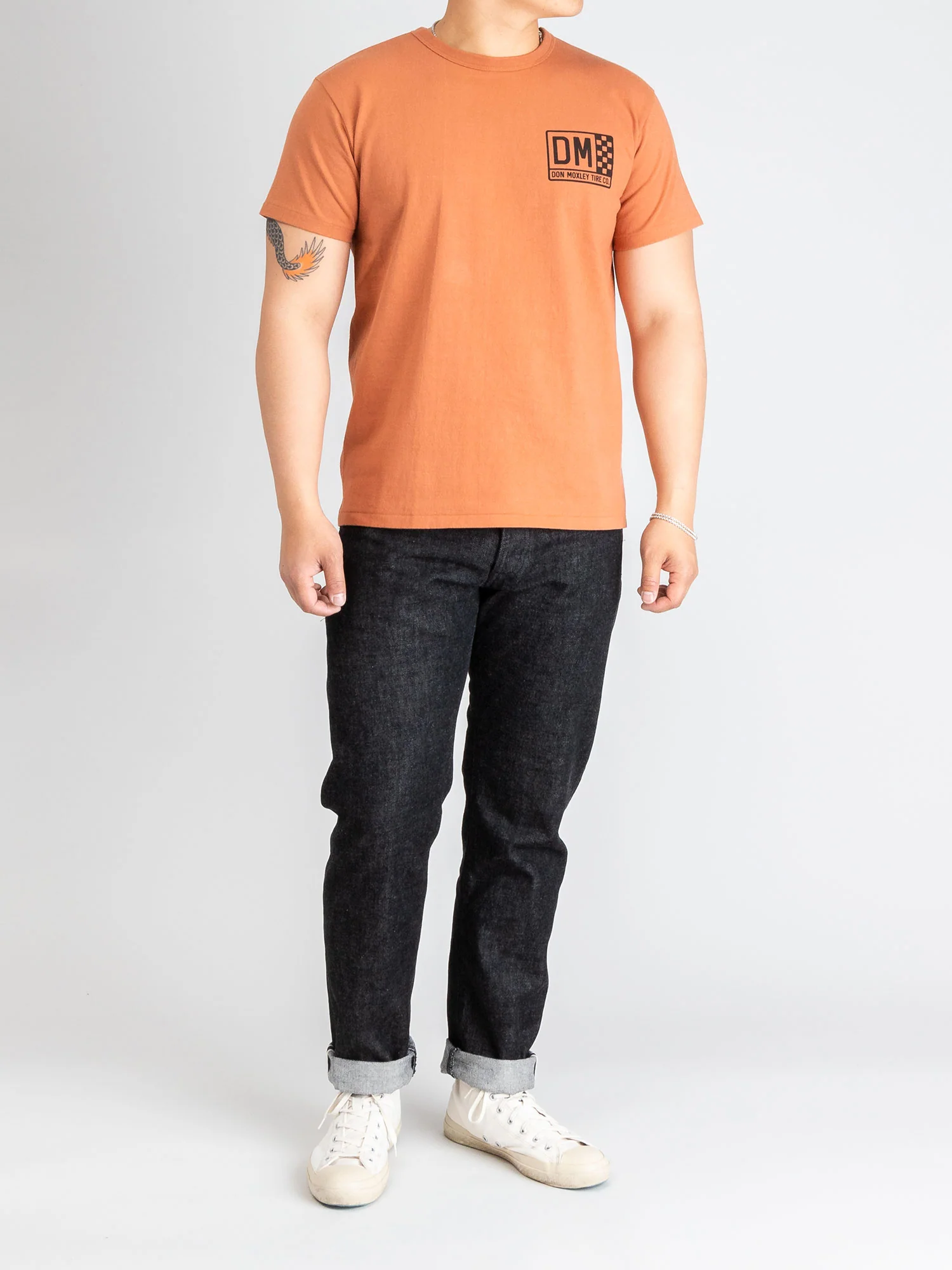 Racing Slicks T-Shirt in Rust - Image 7