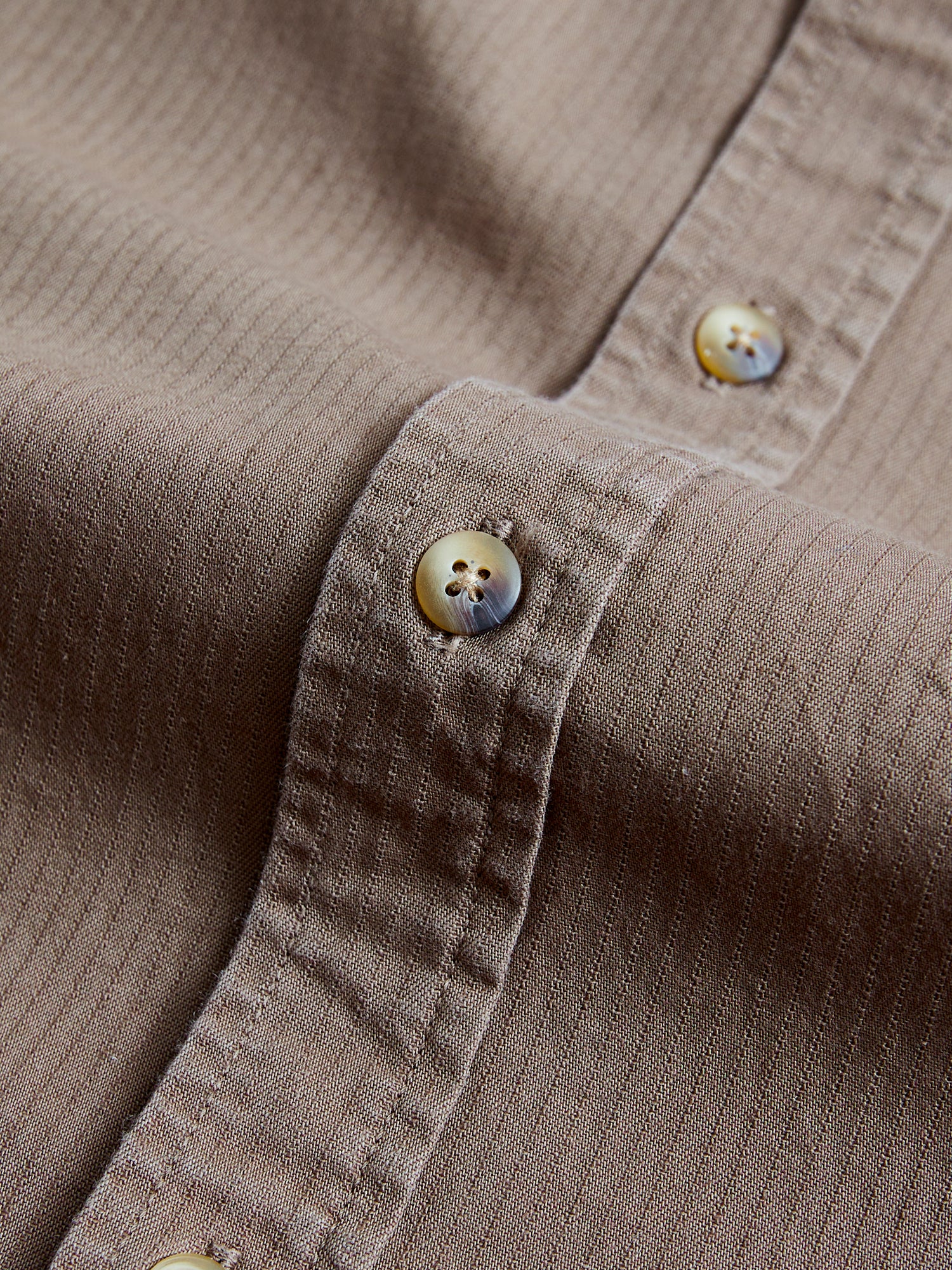 Raeburn Button Down Shirt in Putty - Image 6