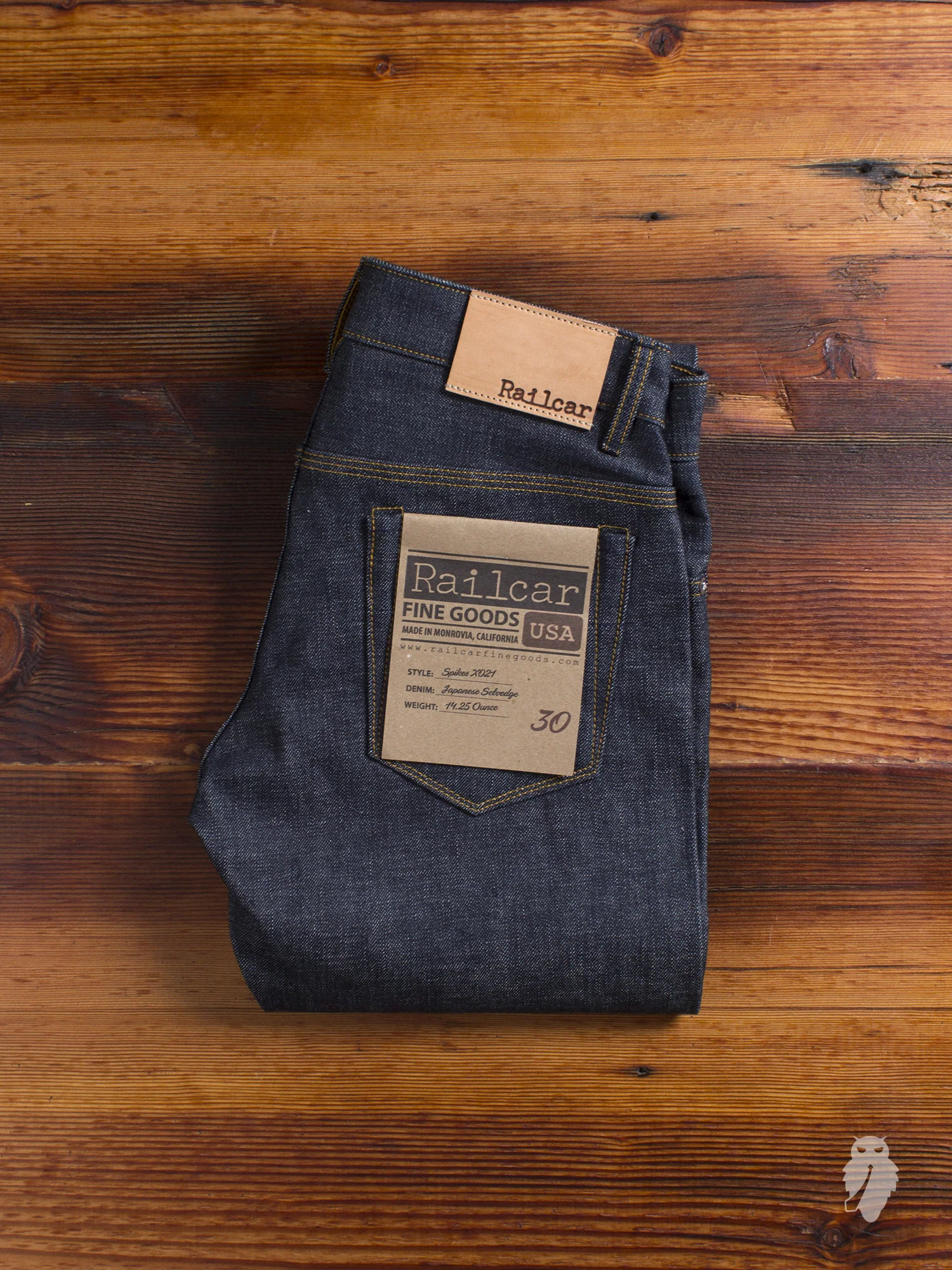 x021 "Kuroki" 14.25oz Selvedge Denim - Spikes Fit - Image 2
