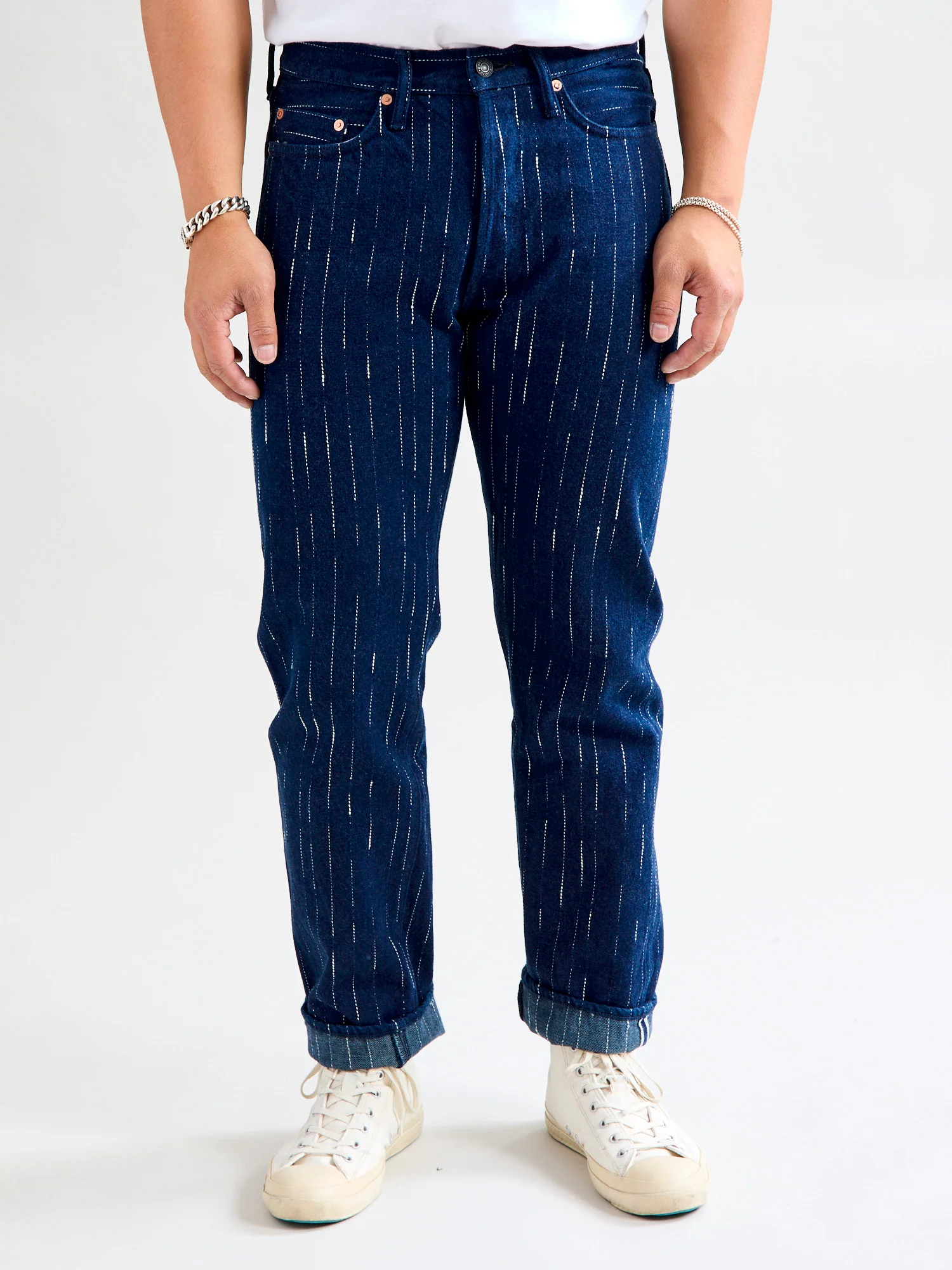 D1885S "Rain Kasuri" 14oz Selvedge Denim - Regular Tapered Fit - Image 2