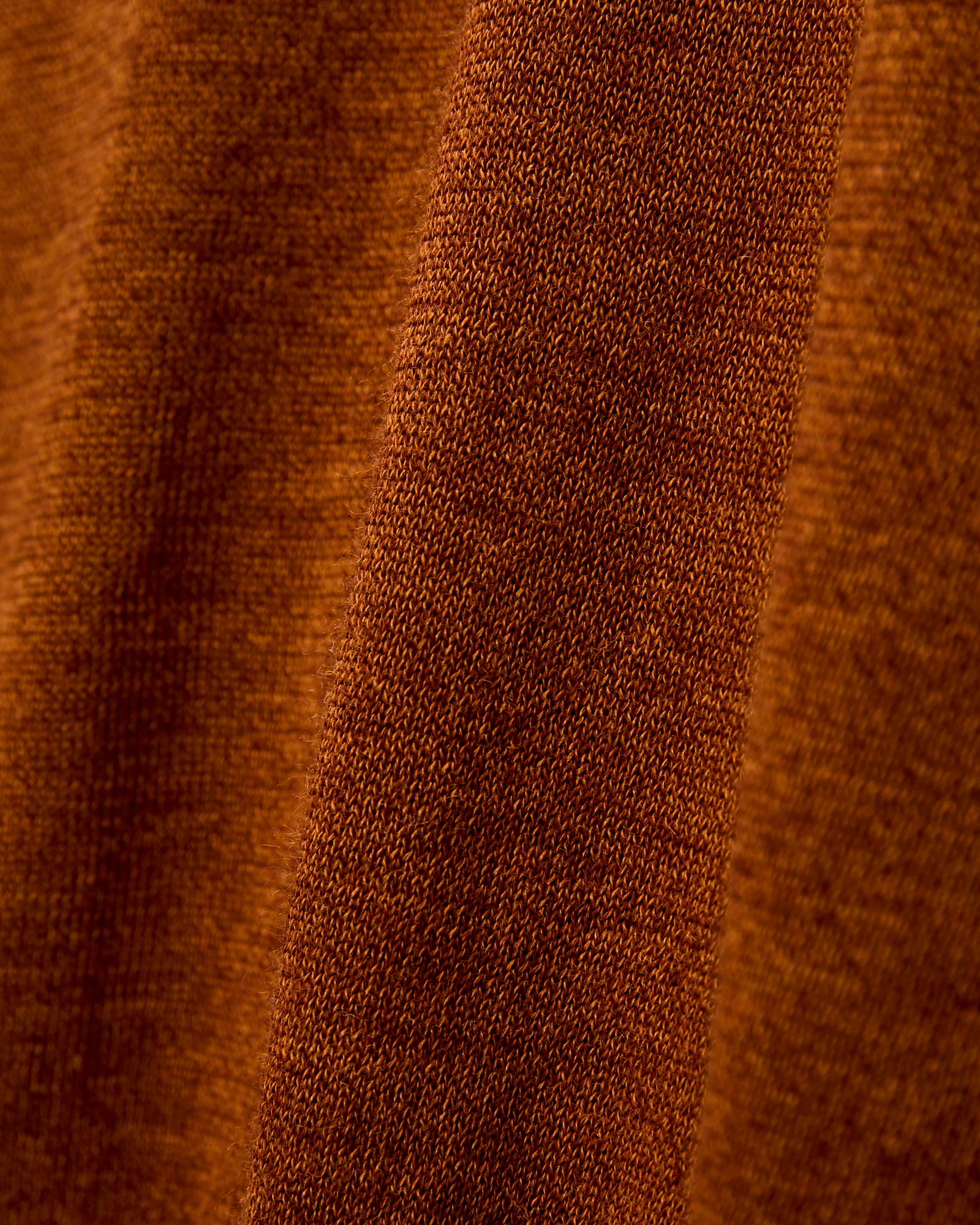 Ramie Wool Crewneck Sweater in Brick - Image 2