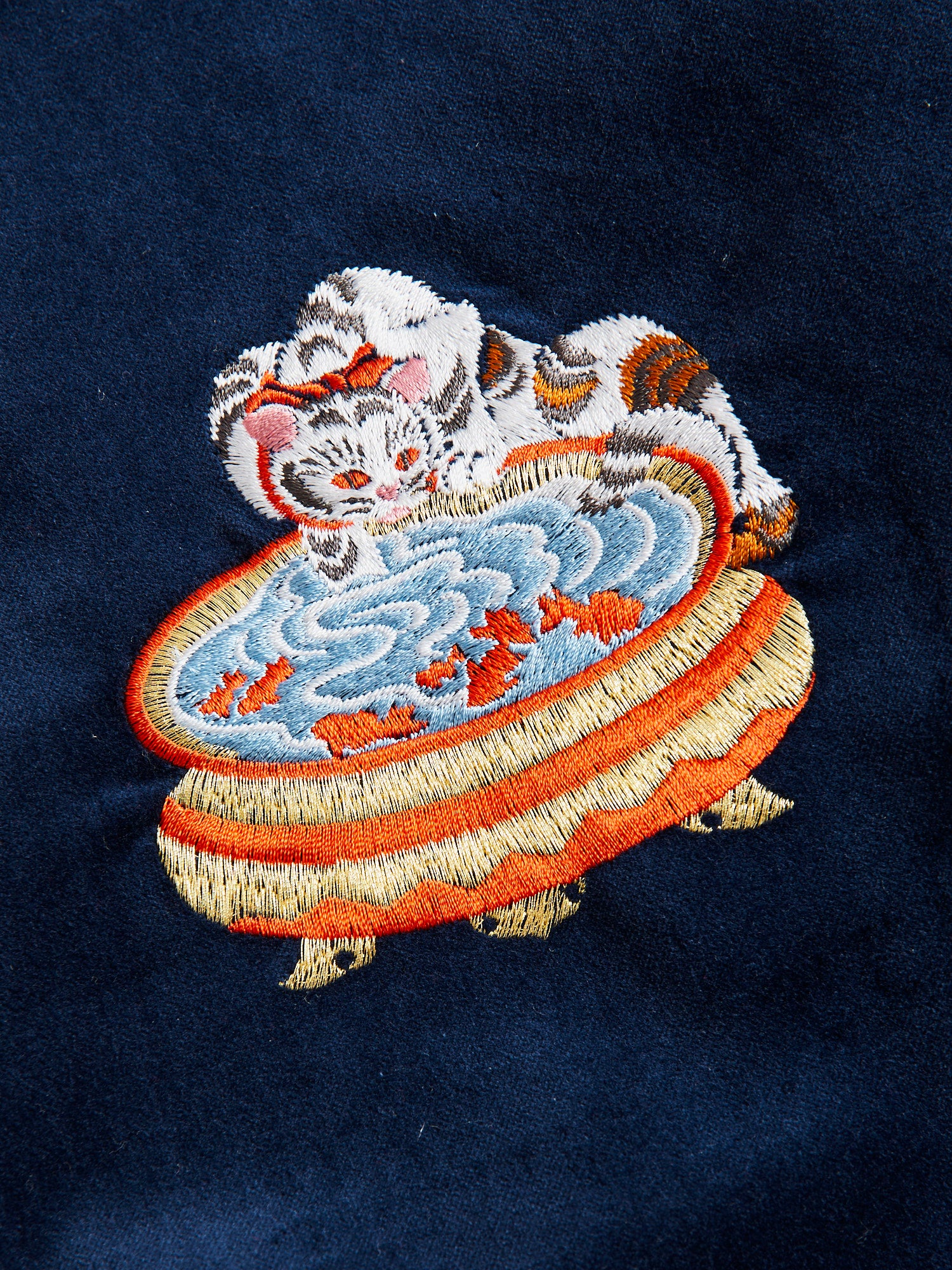 Reversible Souvenir Jacket in Navy - Image 16