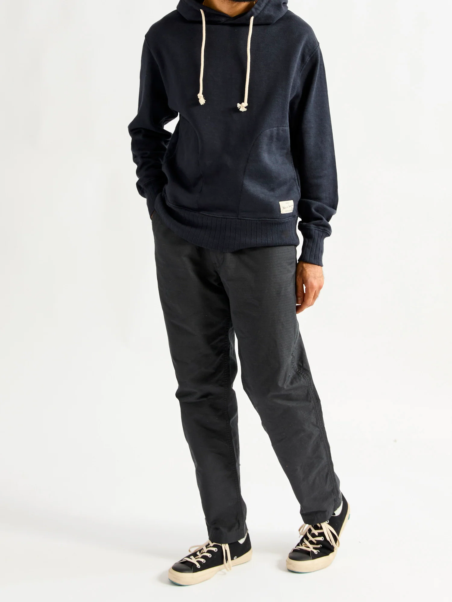 RFHD01 "Good Basics" Rugged Fleece 16oz Hoodie in Charcoal - Image 10