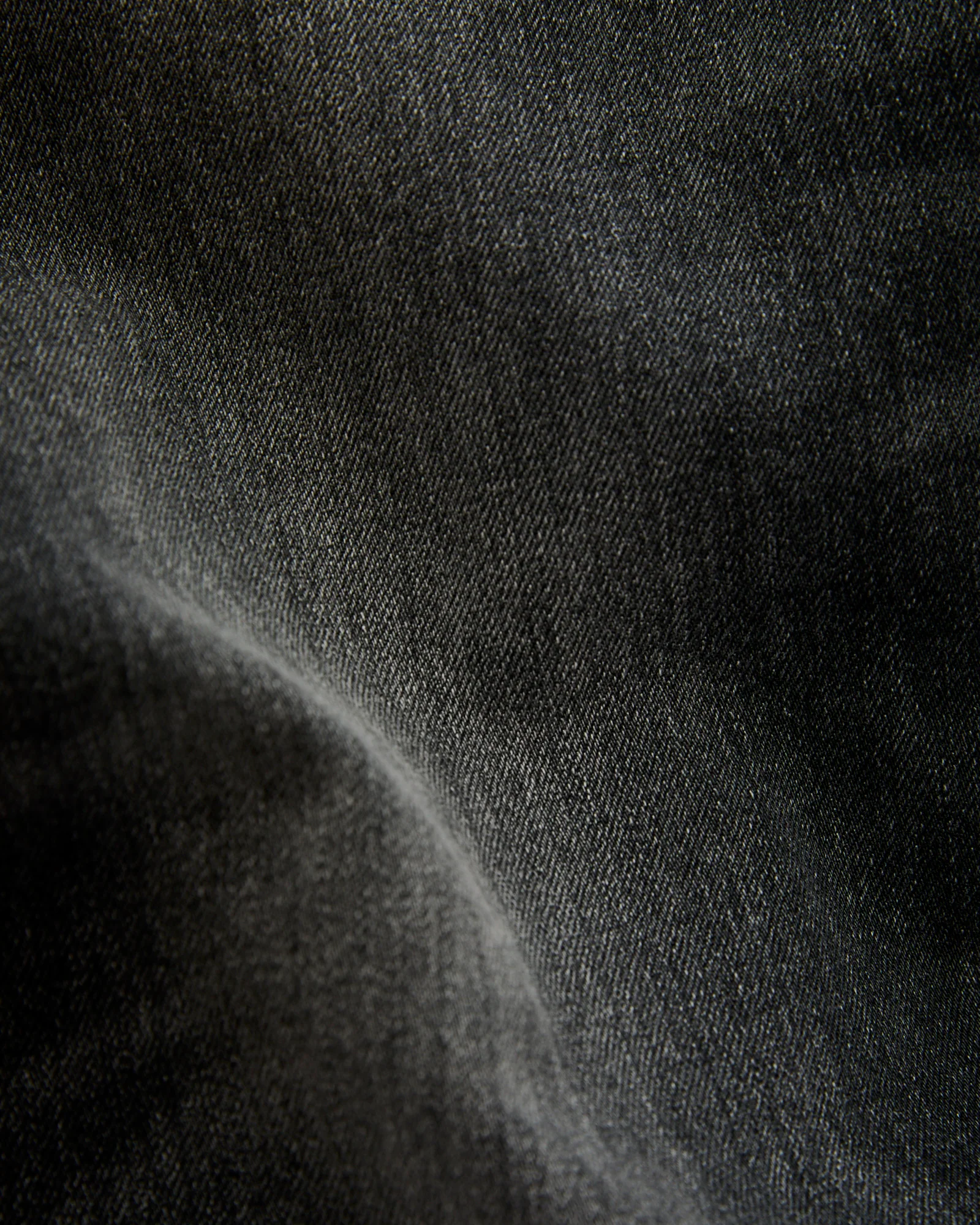 "Rick" 14oz Washed Black Stretch Selvedge Denim - Barrel Wide Straight - Image 9