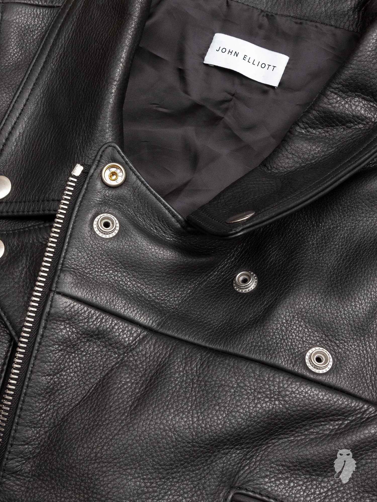 Riders Jacket in Black Cowhide - Image 4