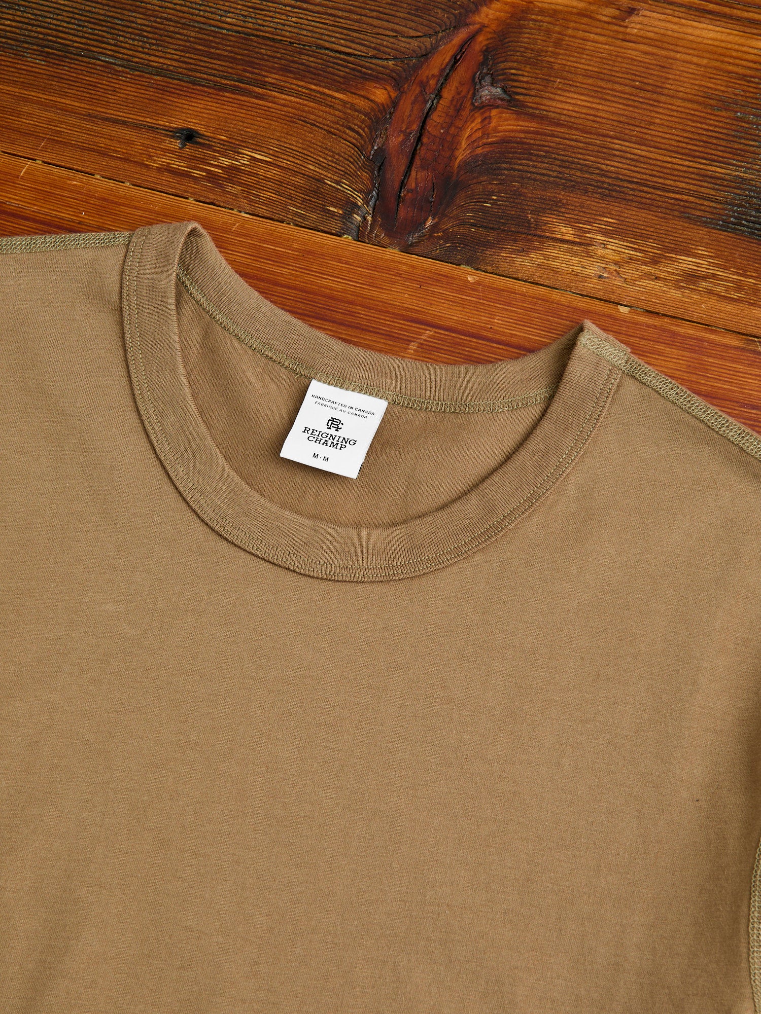 Ringspun Jersey T-Shirt in Clay - Image 3