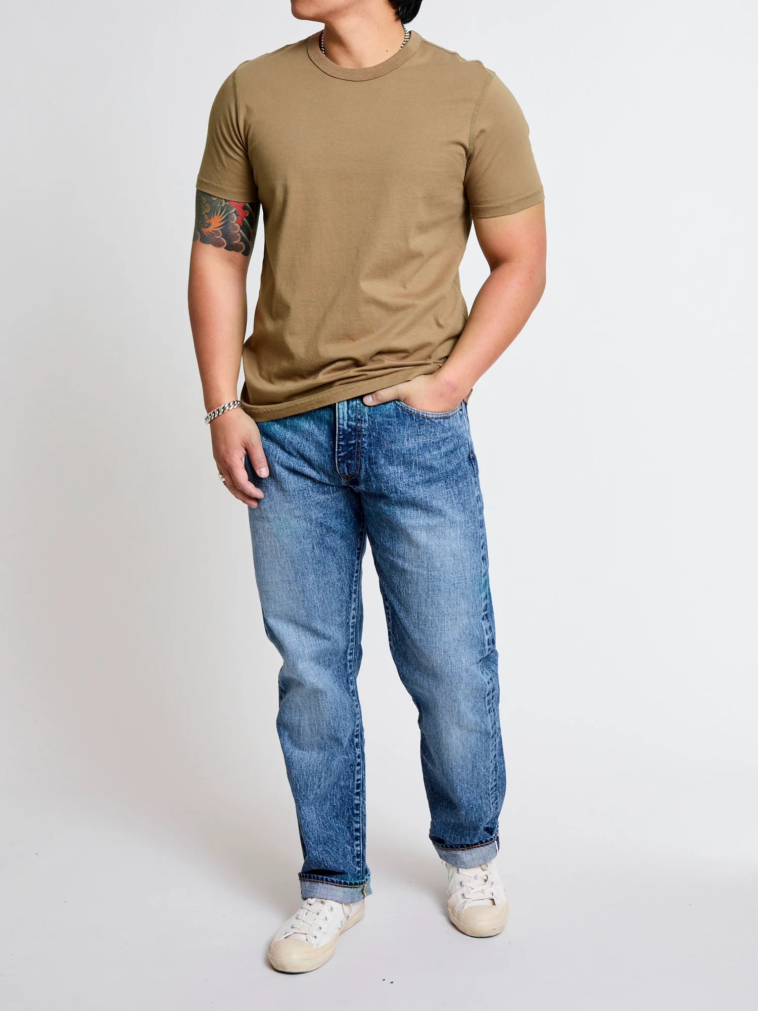 Ringspun Jersey T-Shirt in Clay - Image 8