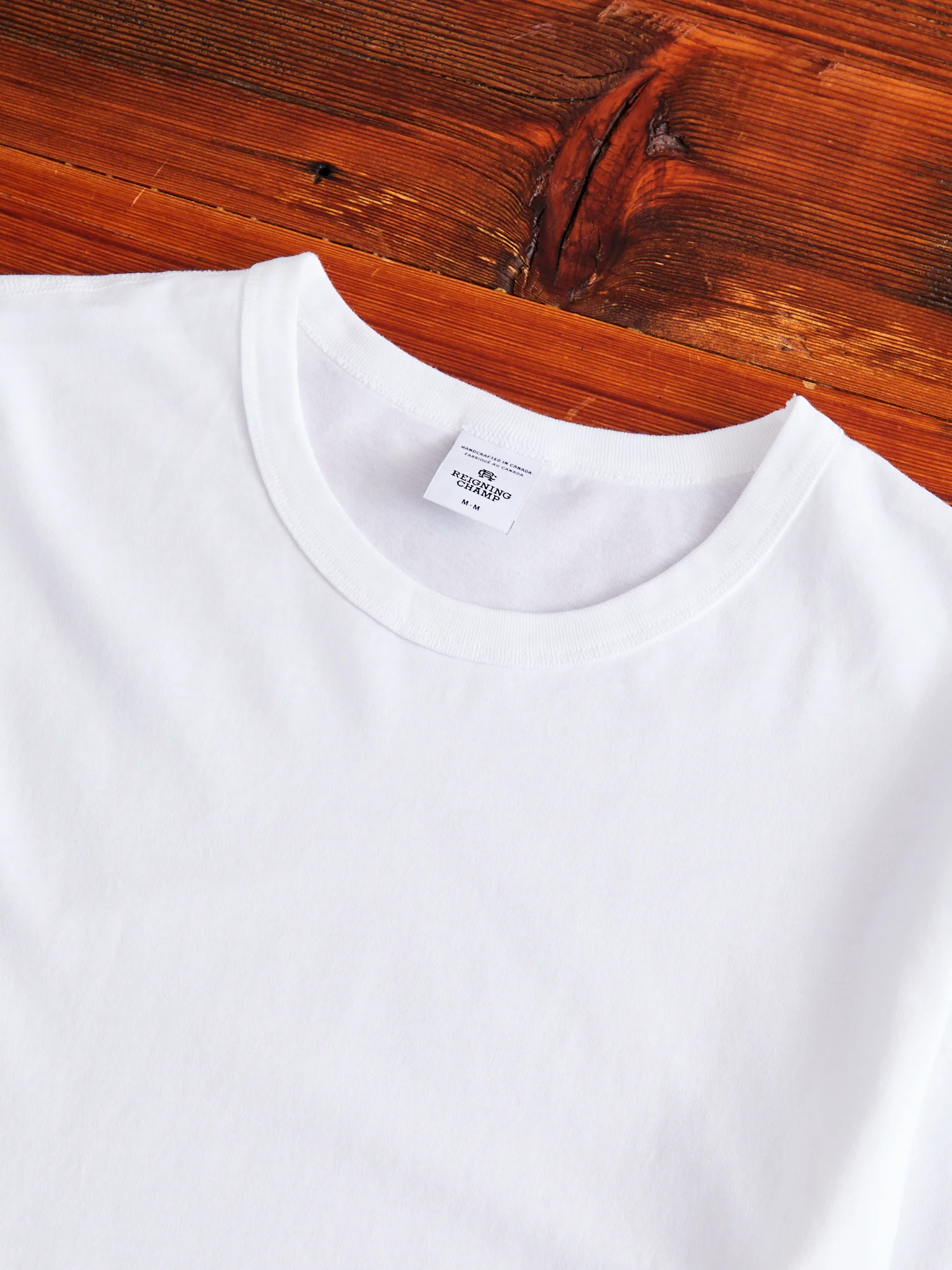 Ringspun Jersey T-shirt in White - Image 2