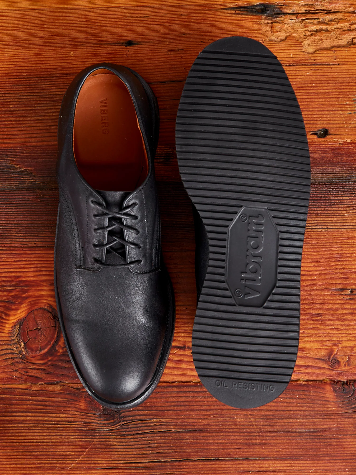 Rockland Blucher 2030 in Nero Washed Kangaroo - Image 2