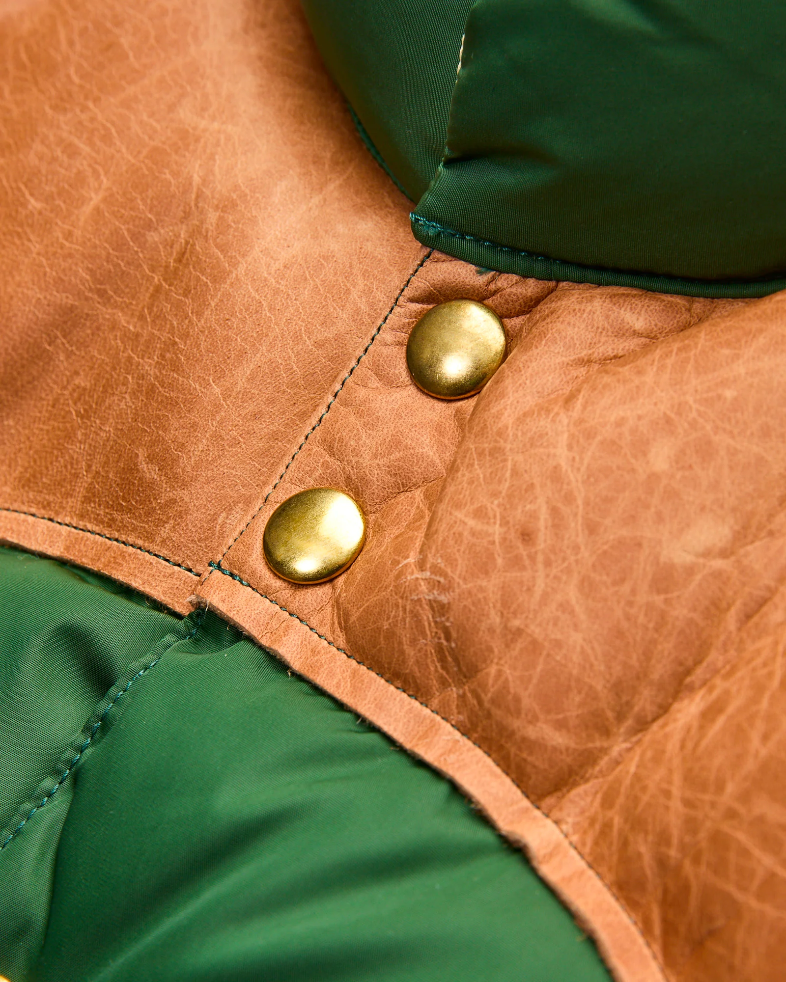 Rocky Mountain Featherbed x Warehouse Nylon Down Vest in Bottle Green - Image 5