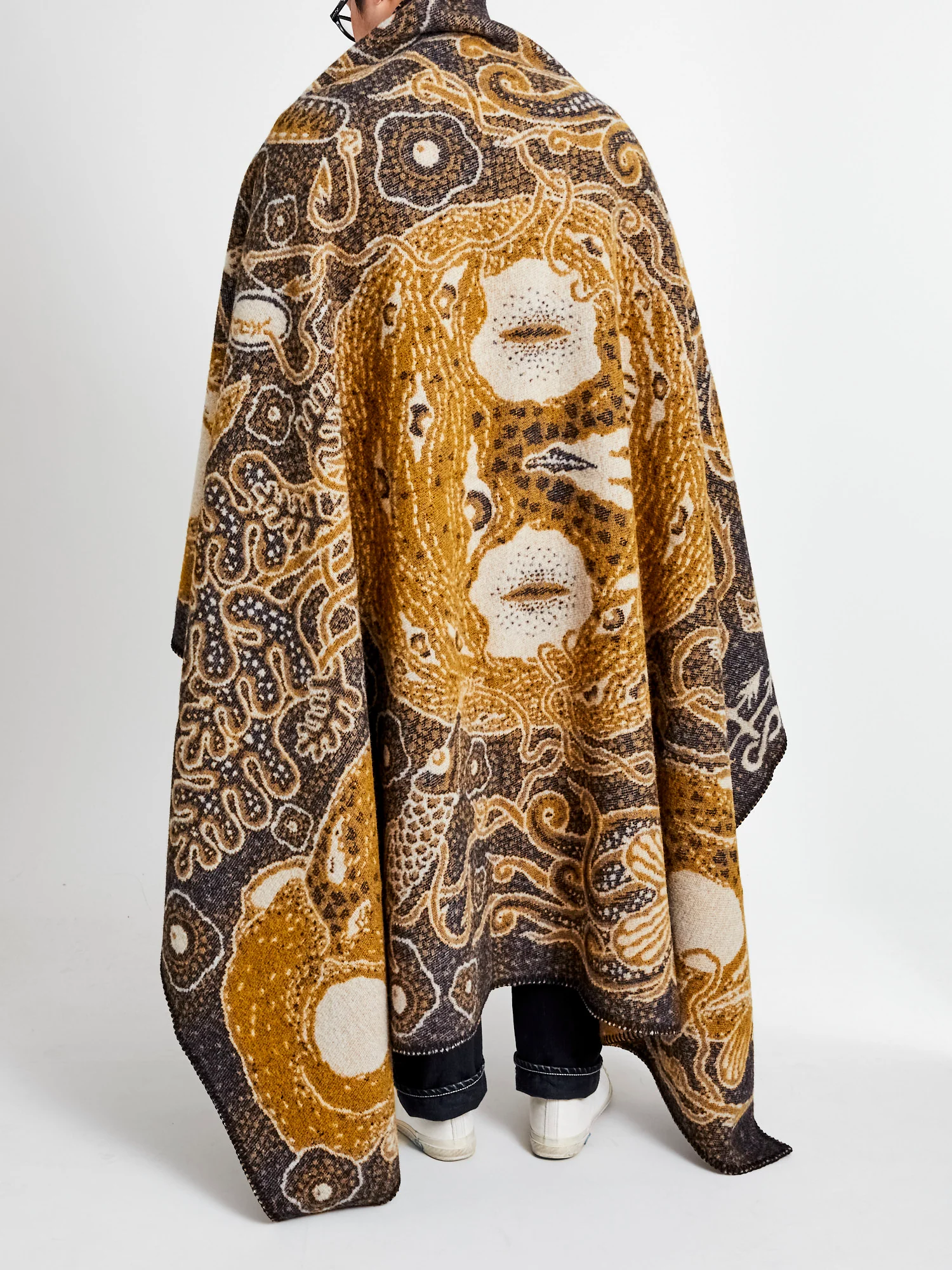 "Root of All Evil" Norwegian Wool Blanket - Image 6