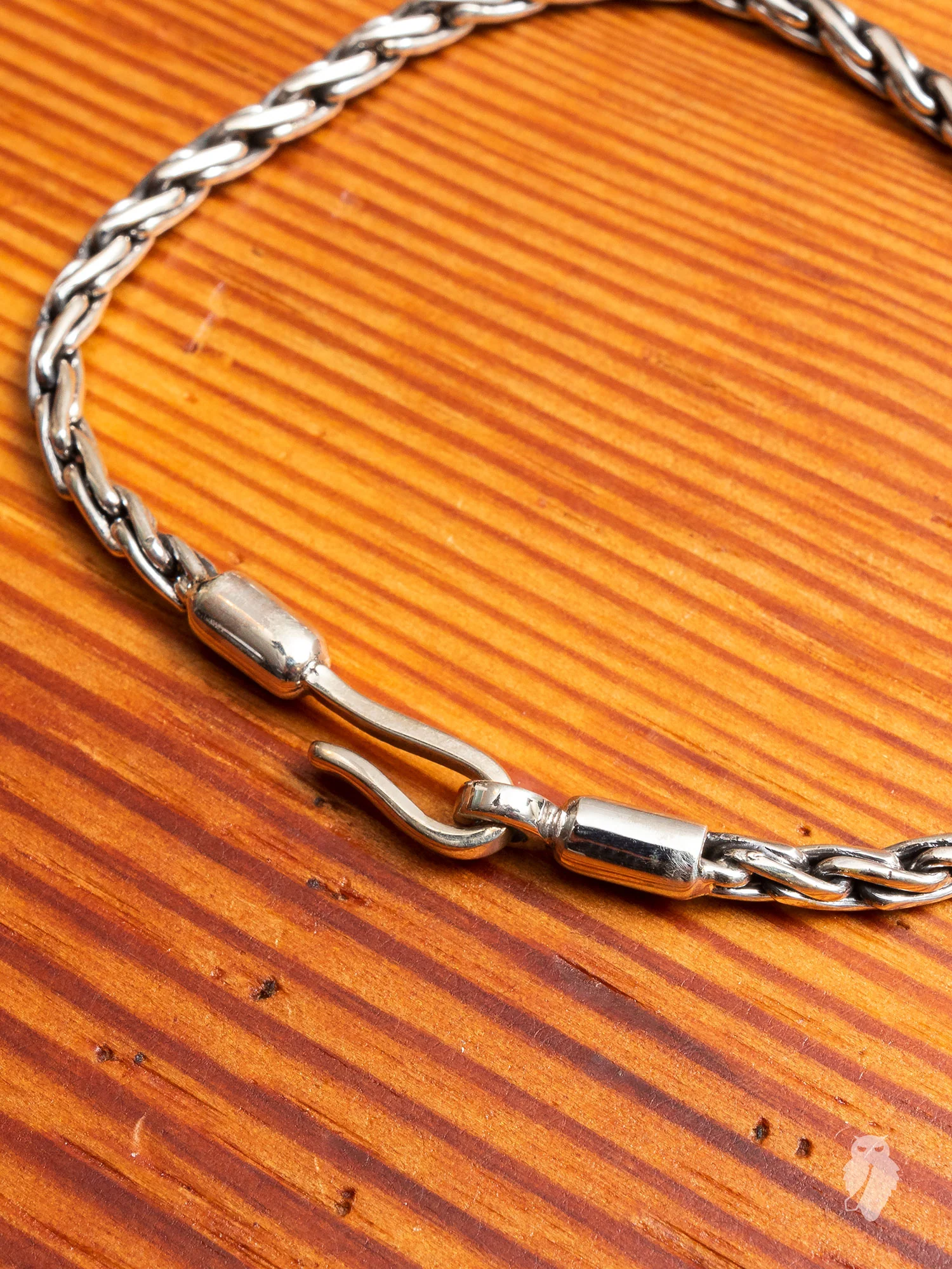 Rope Chain Bracelet in Silver - Image 2