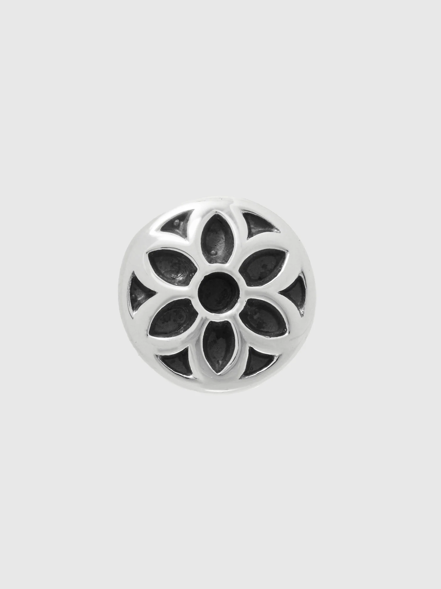 10mm Rosette Stud Earring in Sterling Silver