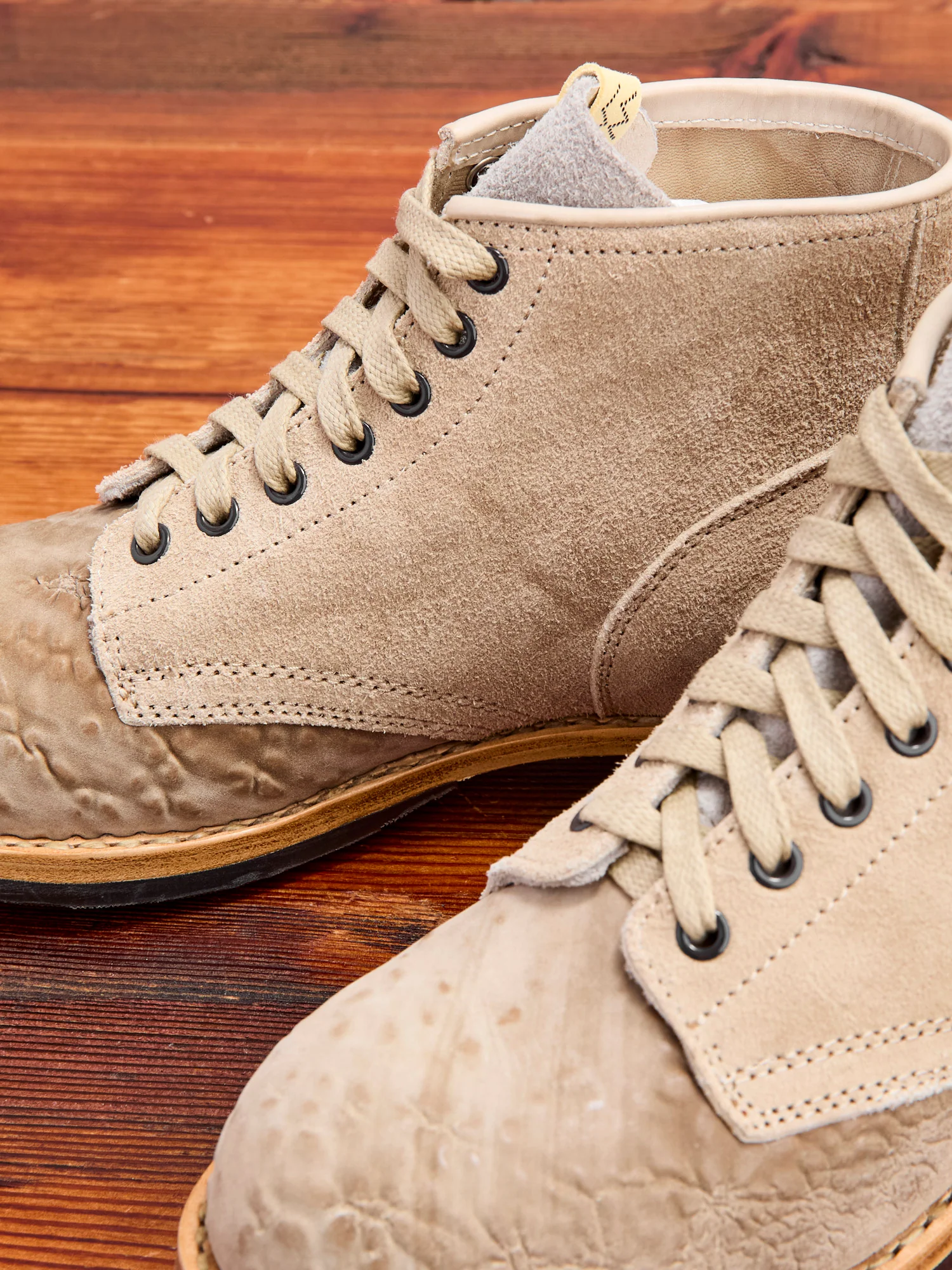Roughout Brigadier Boots-Folk in Sand - Image 7