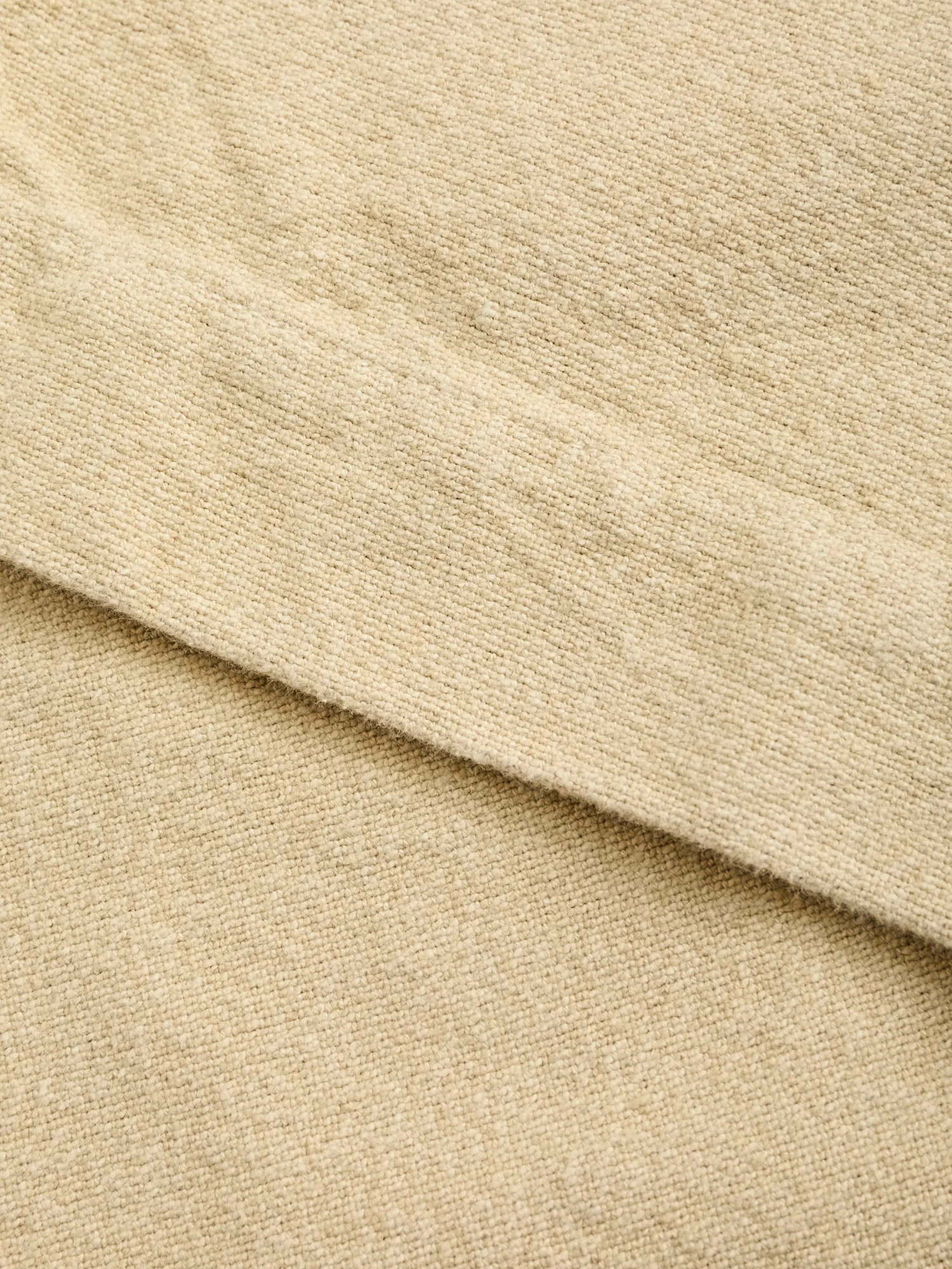 Rustic Plainweave Flat Front Chino in Natural - Image 11