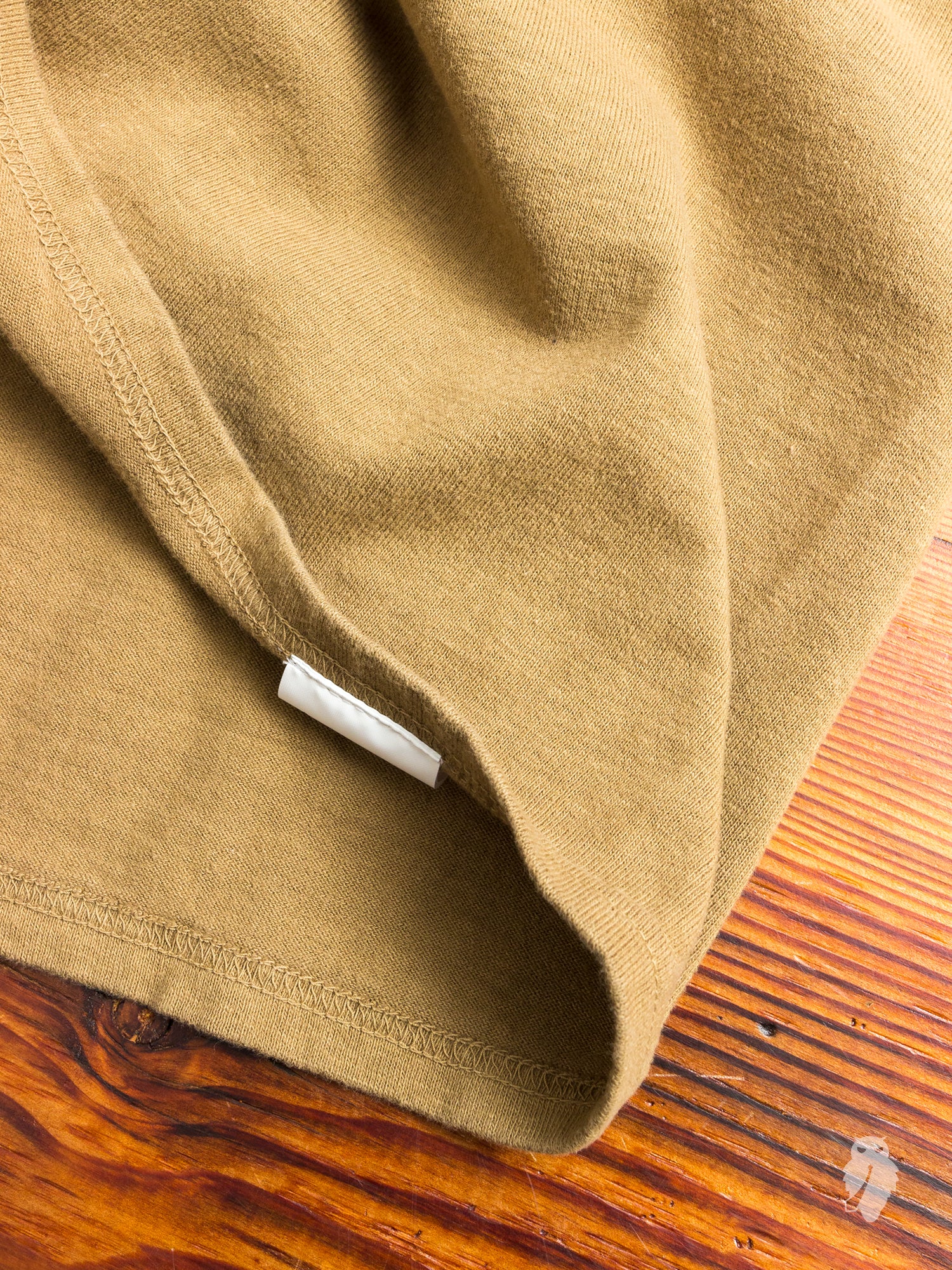 S.L.V. Hand-Stitch T-Shirt in Beige - Image 5