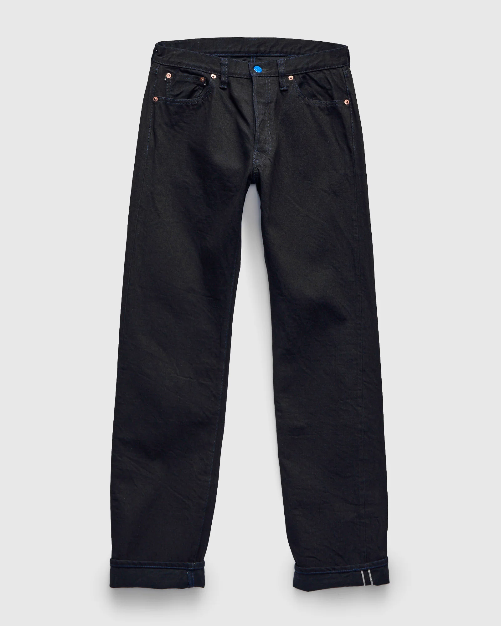 S0510XX-BOB "Aoki Tachikage" 15oz Black Blue Selvedge Denim - Regular Straight Fit - Image 2