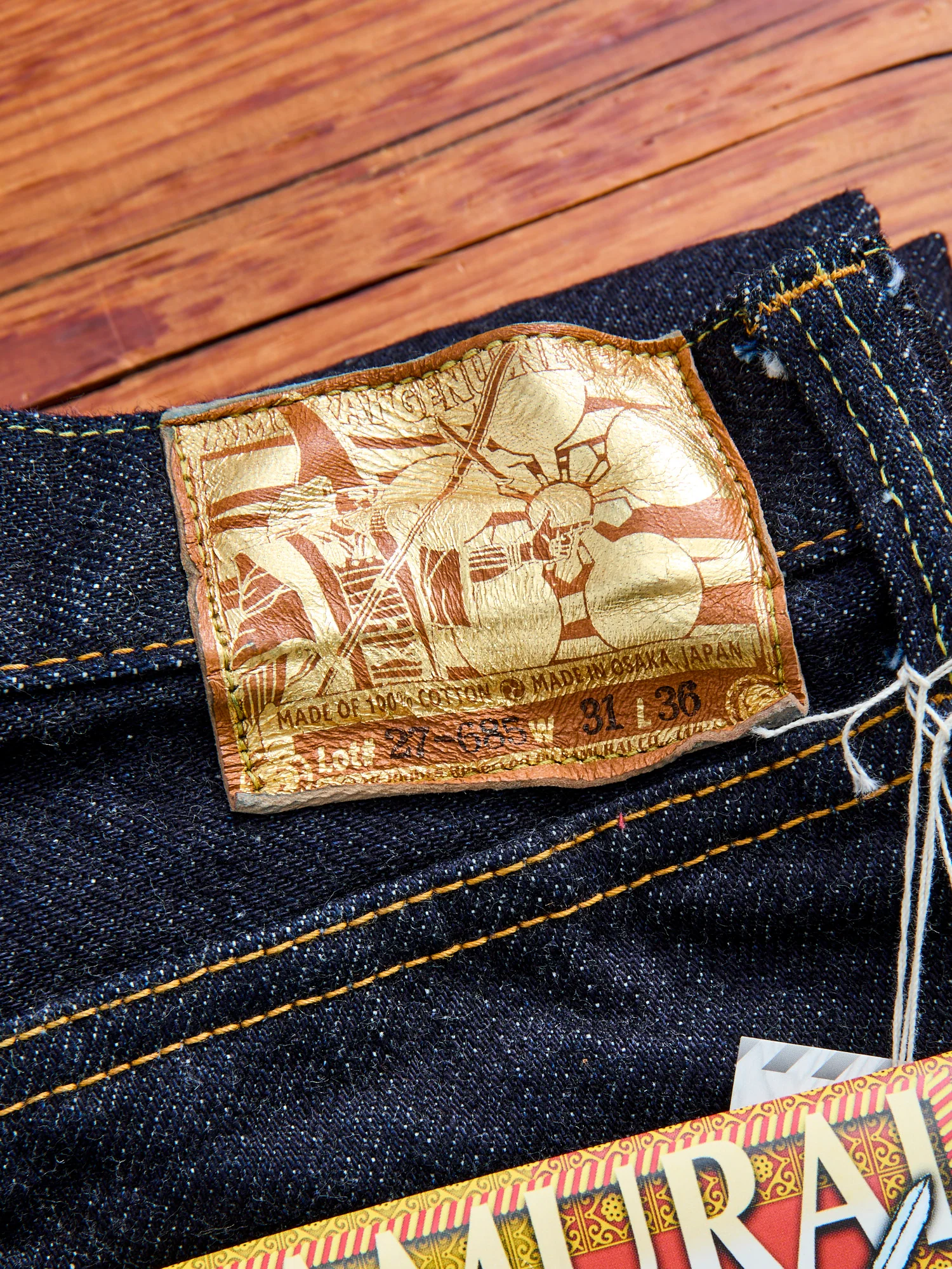 S510XX25oz-MT "Yari No Mataza" 25oz Selvedge Denim - Regular Straight Fit - Image 4