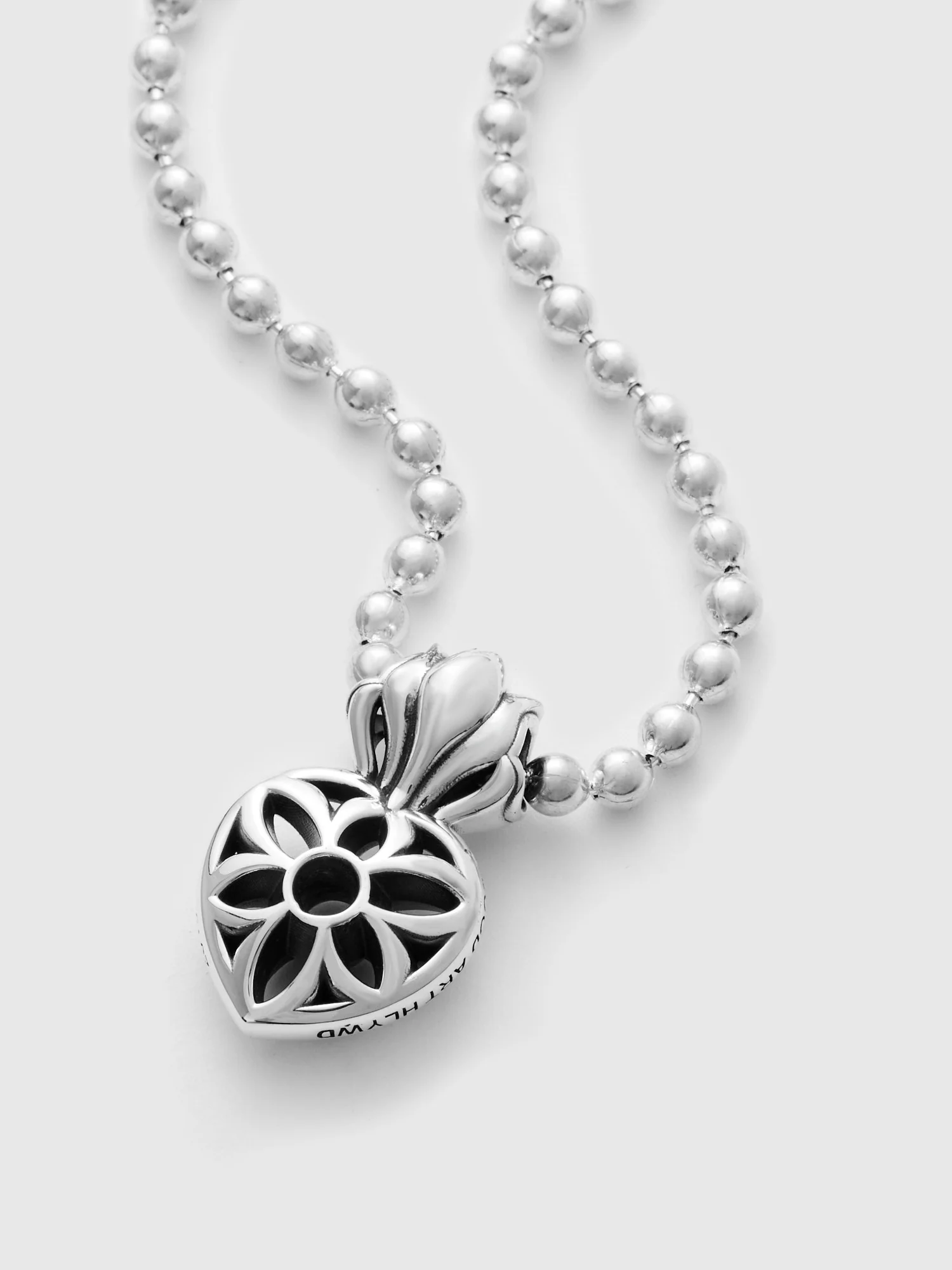 Sacred Rosette Pendant in Sterling Silver - Image 3