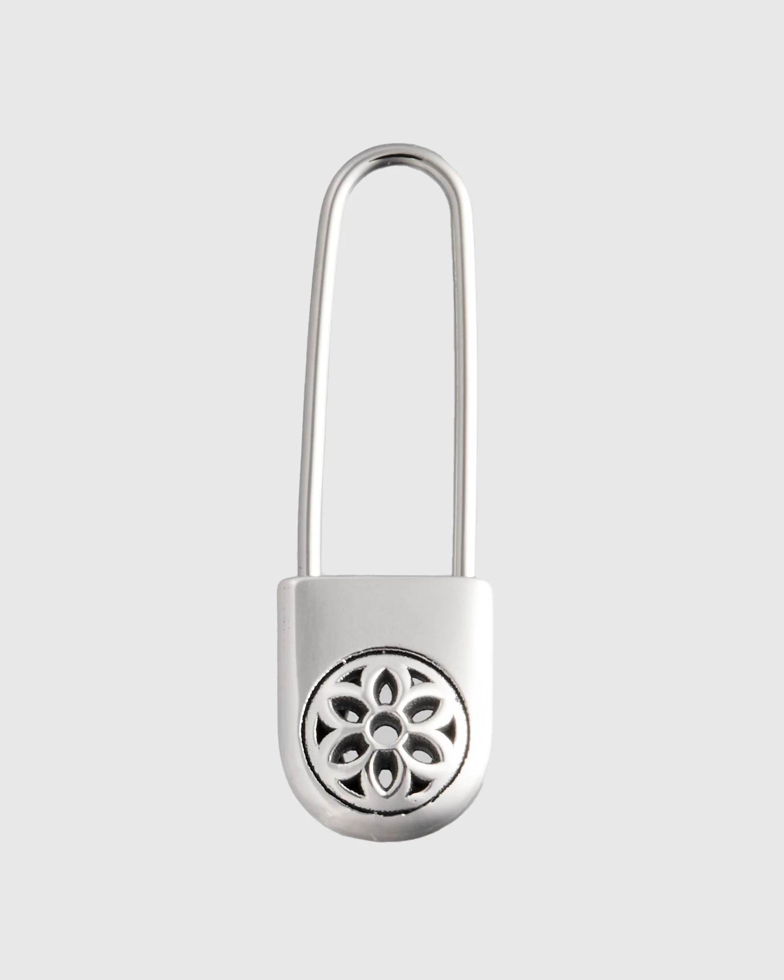 Safety Pin Earring in Sterling Silver