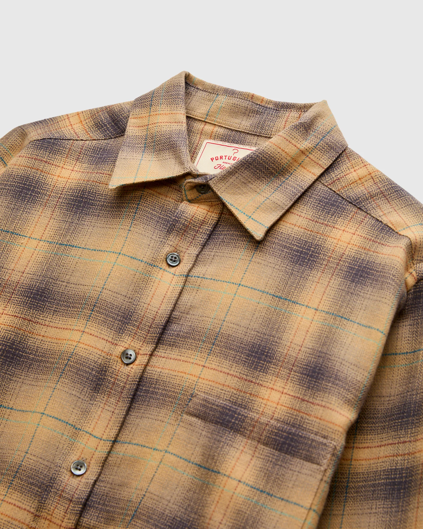 Saga Button-Up Shirt in Potato - Image 4