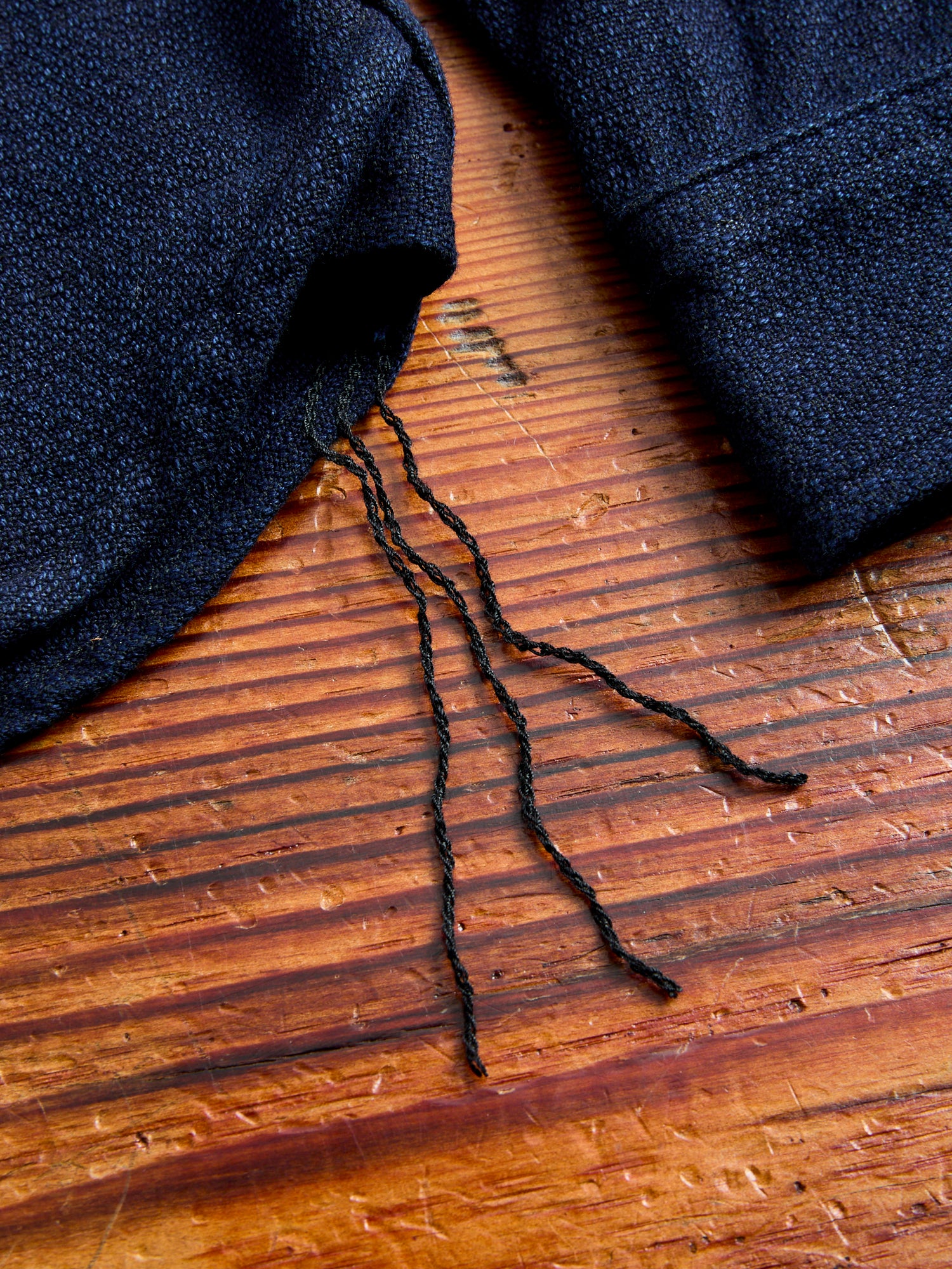 SAK24-01W Aimadara Work Shirt in Natural Indigo - Image 8
