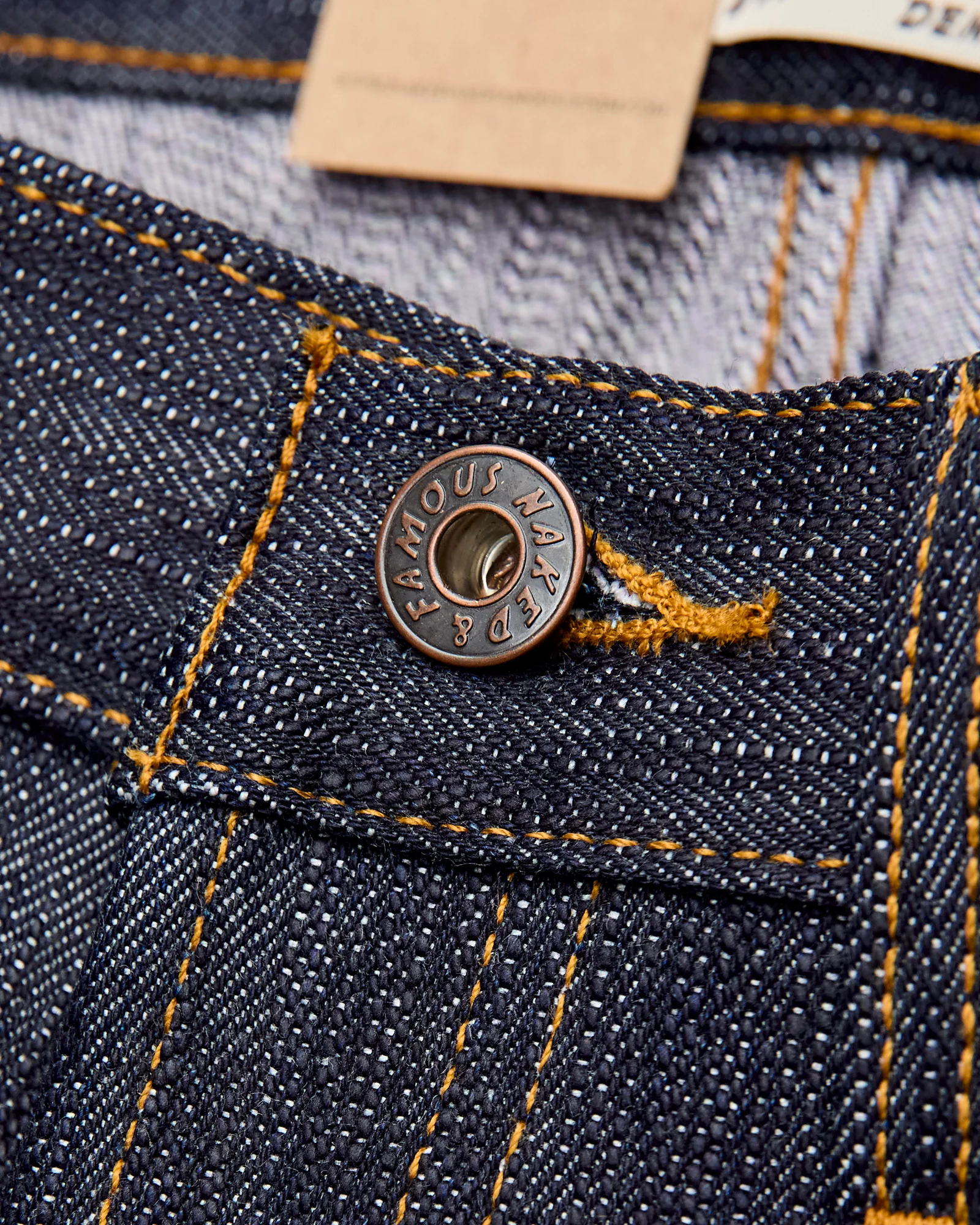 "Sakura Slub" 16.5oz Slub Selvedge Denim - True Guy Fit - Image 8