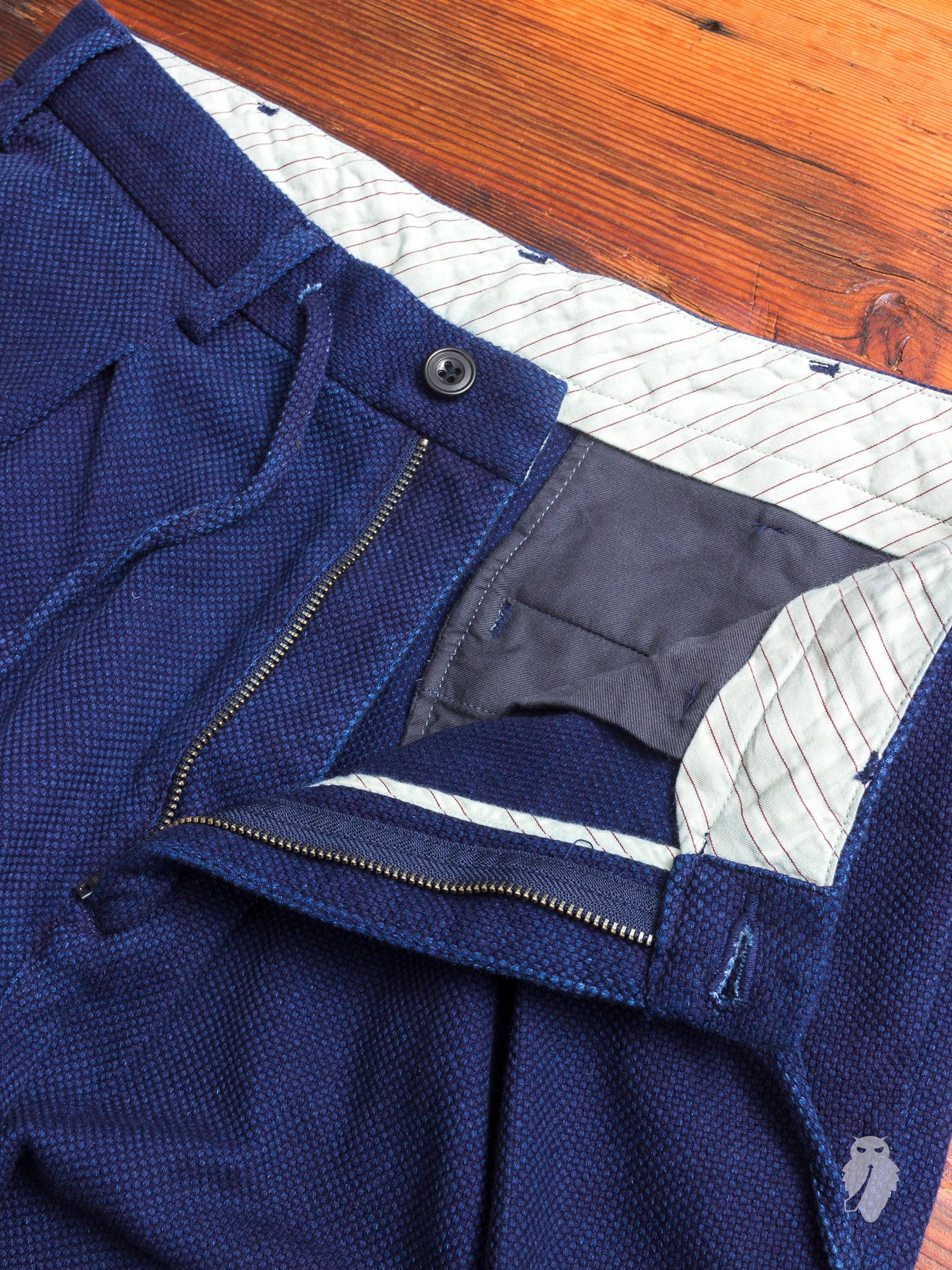 Sashiko Hakama Pants in Indigo - Image 7