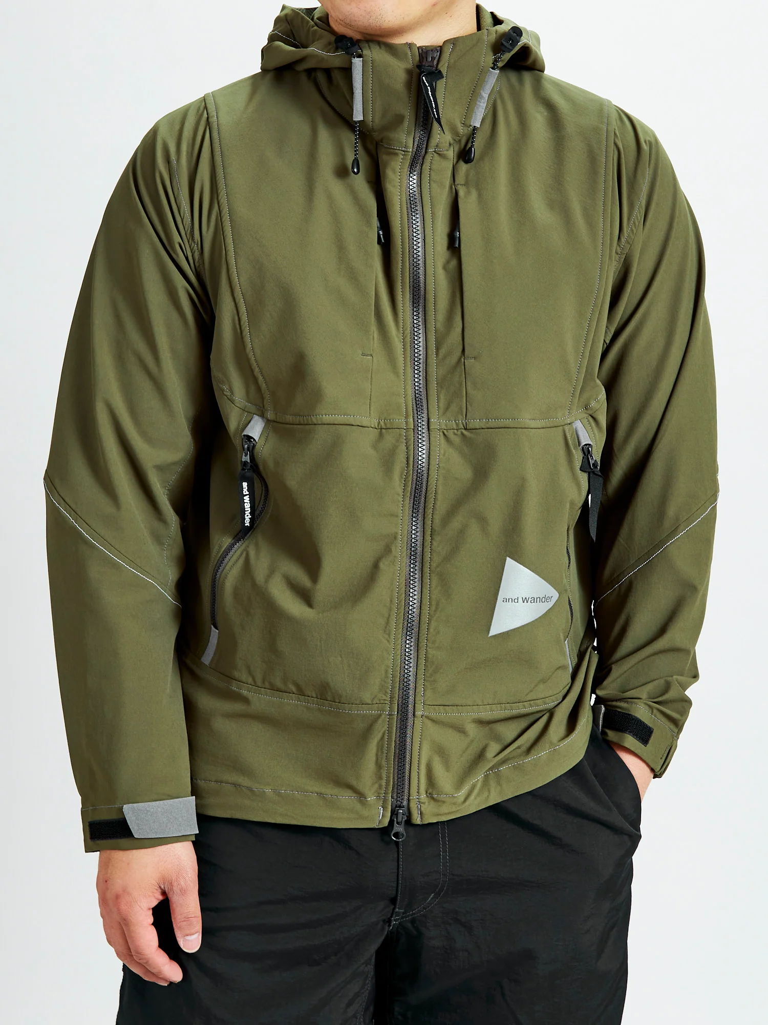 Schoeller 3XDRY Stretch Jacket in Khaki - Image 2