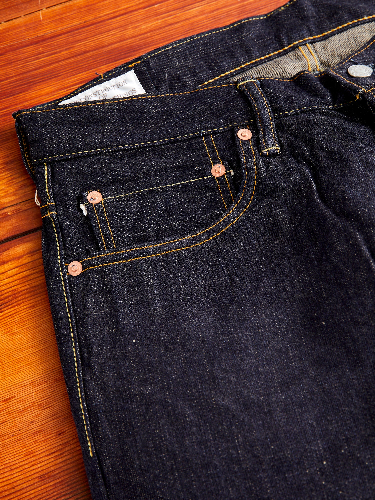SD-909S "G3" 14oz Selvedge Denim - High Tapered Fit - Image 5