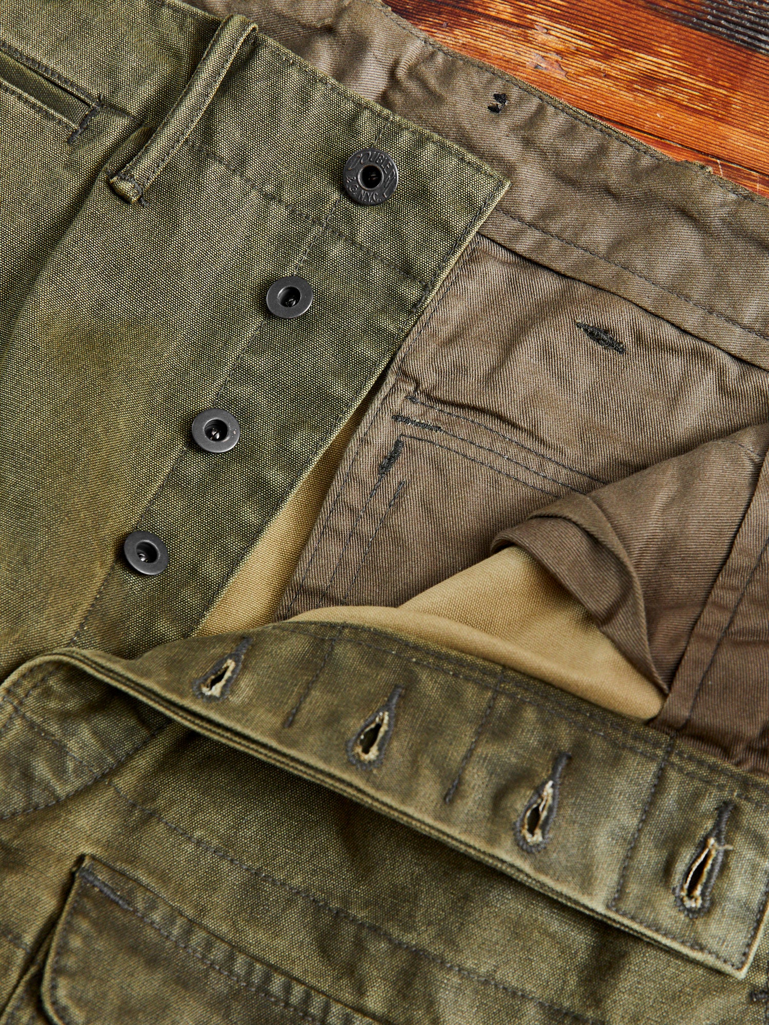 Seattle Cargo Pants in Olive Canvas - Image 7