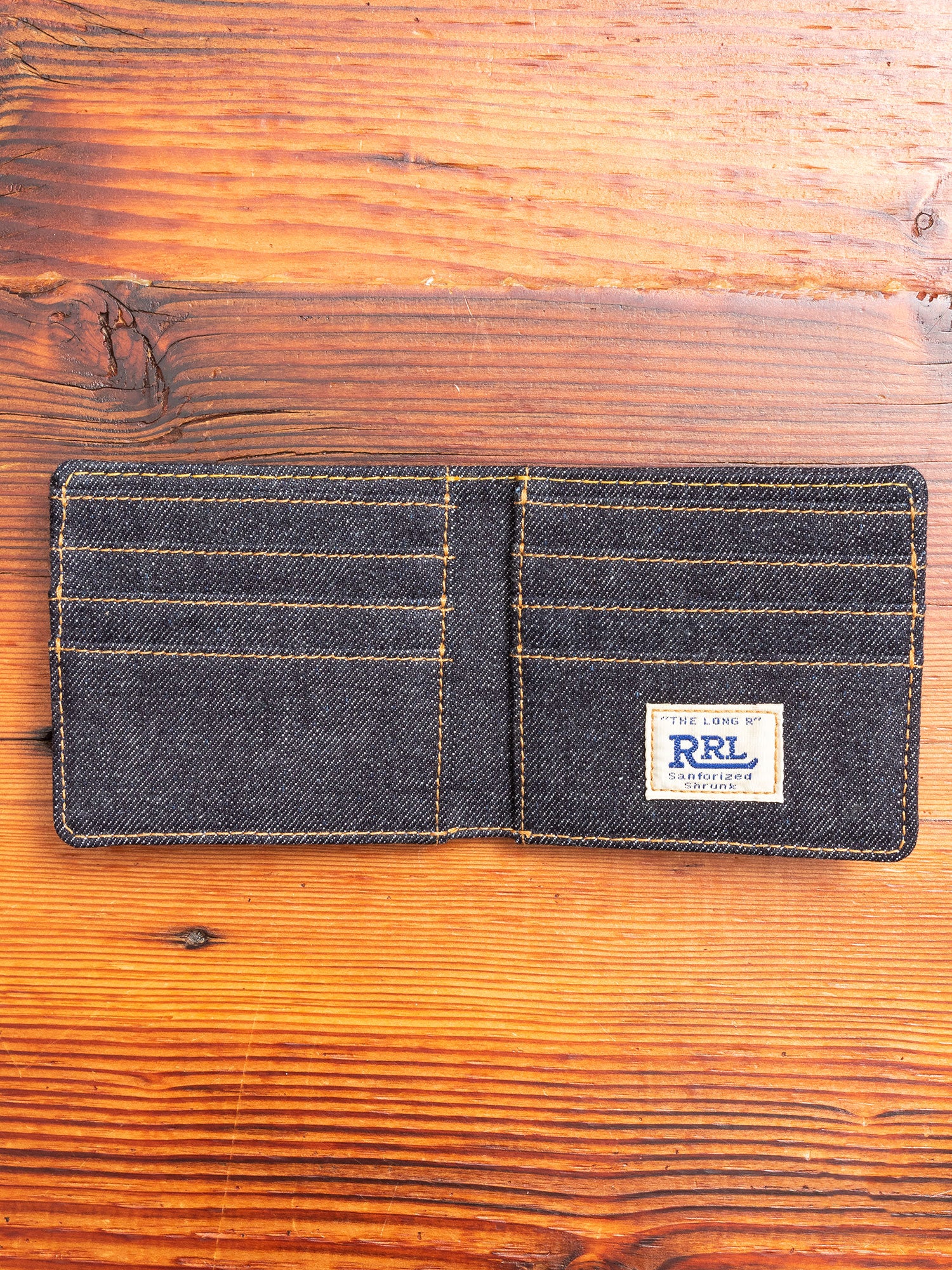 Selvedge Denim Bifold in Indigo - Image 2