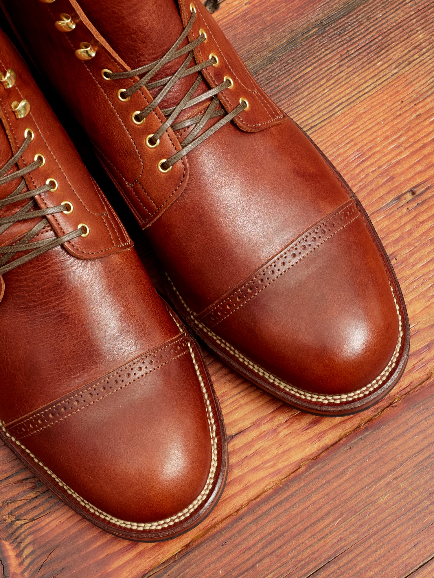 Service Boot 2030 Dainite in Whiskey Regency Calf - Image 3