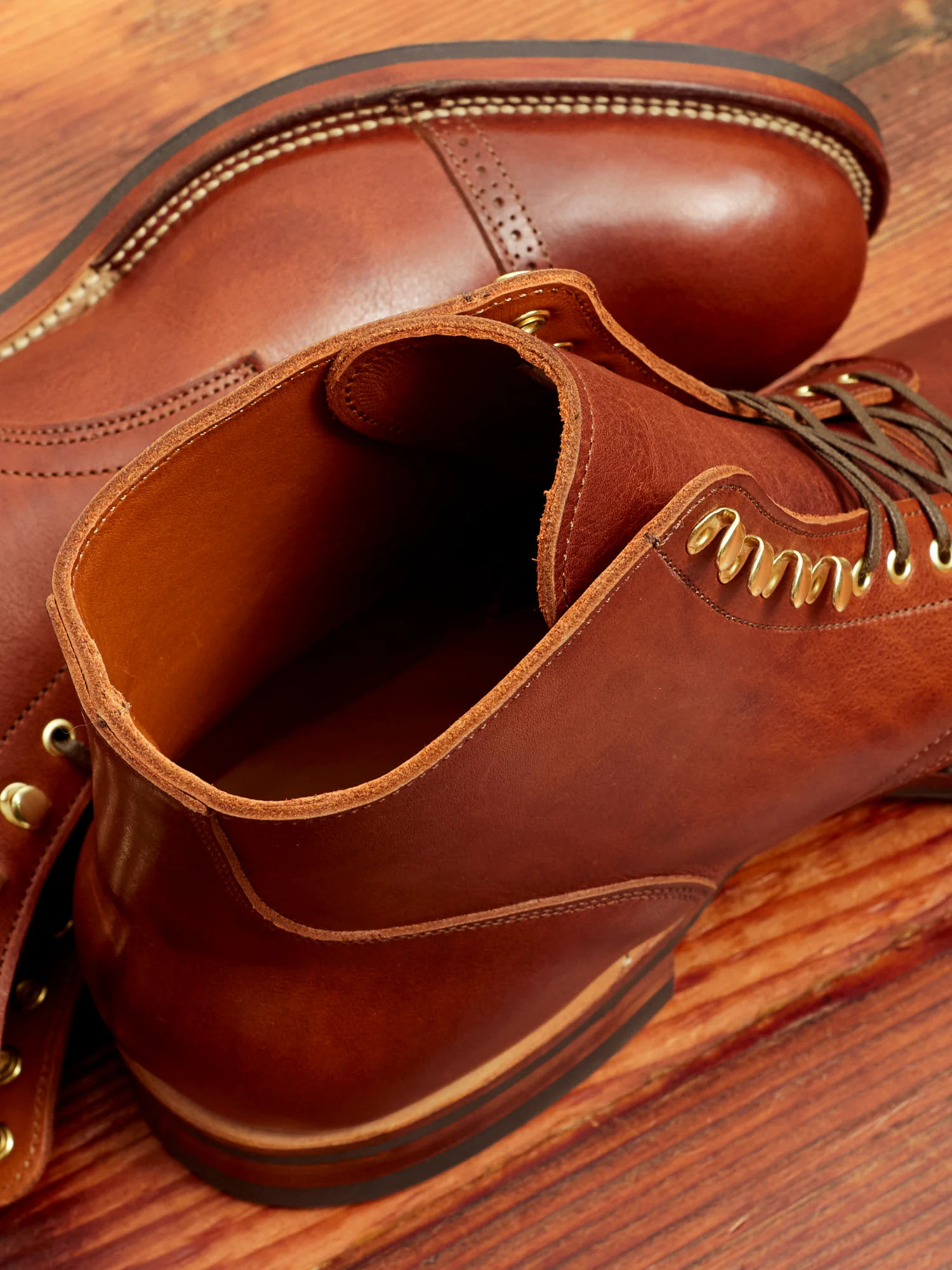 Service Boot 2030 Dainite in Whiskey Regency Calf - Image 4