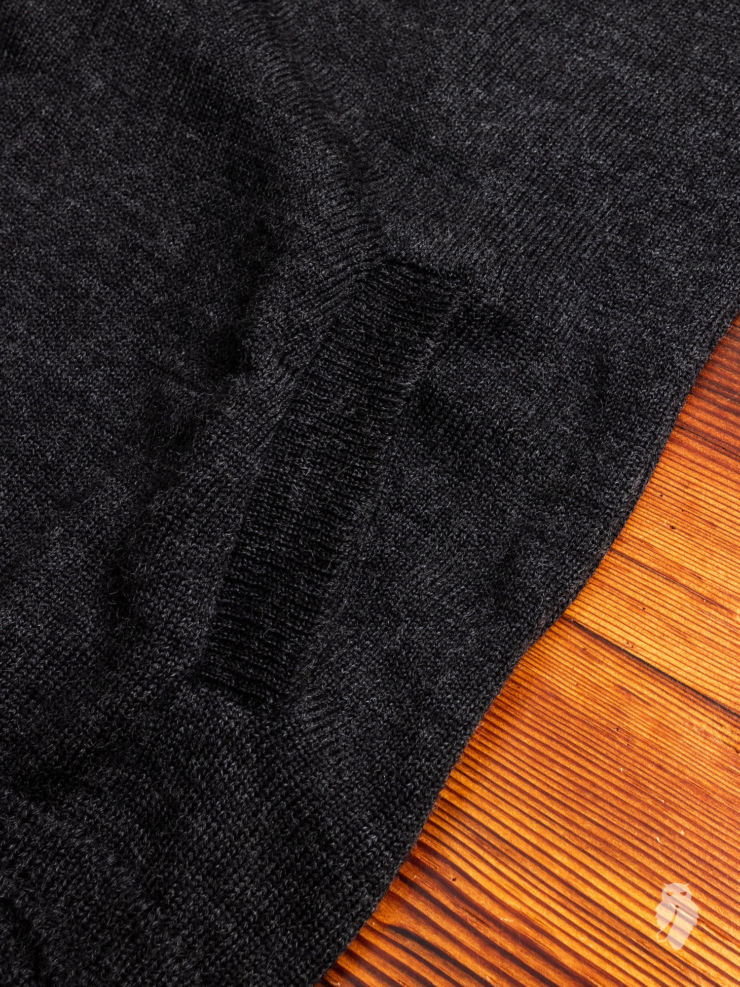 Shawl Collar Cardigan in Charcoal - Image 6