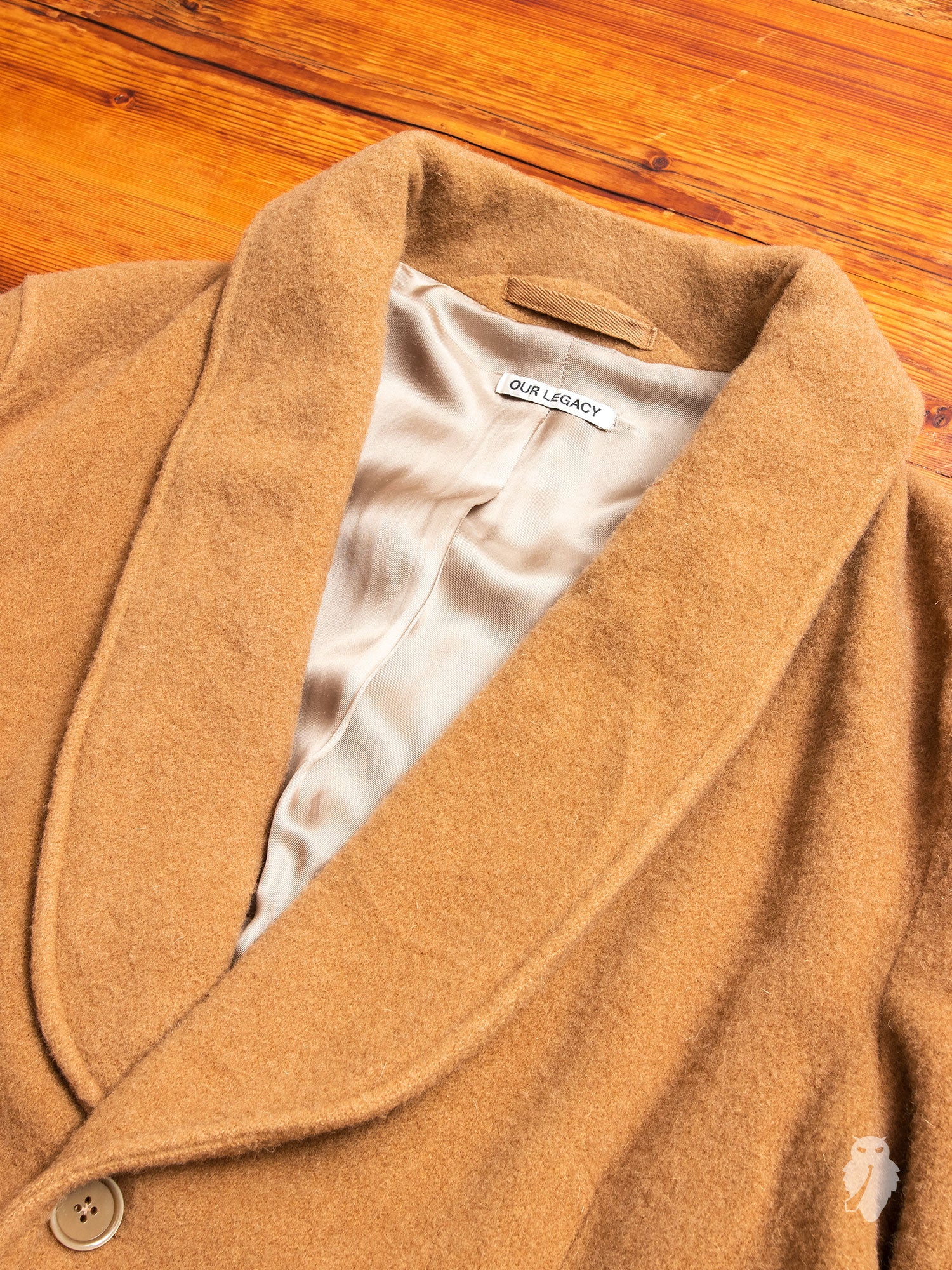 Shawl Contour Coat in Camel - Image 4