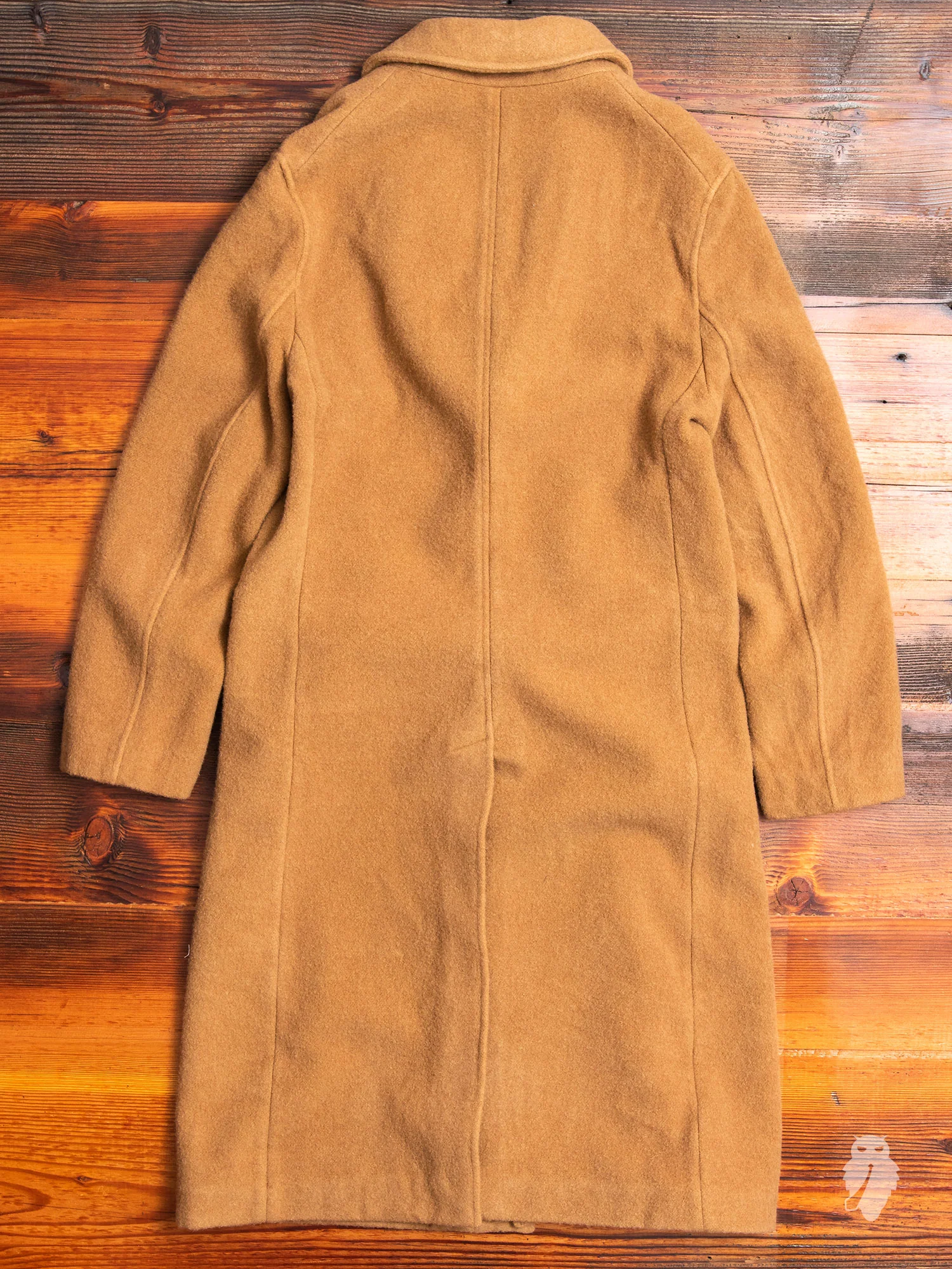 Shawl Contour Coat in Camel - Image 9
