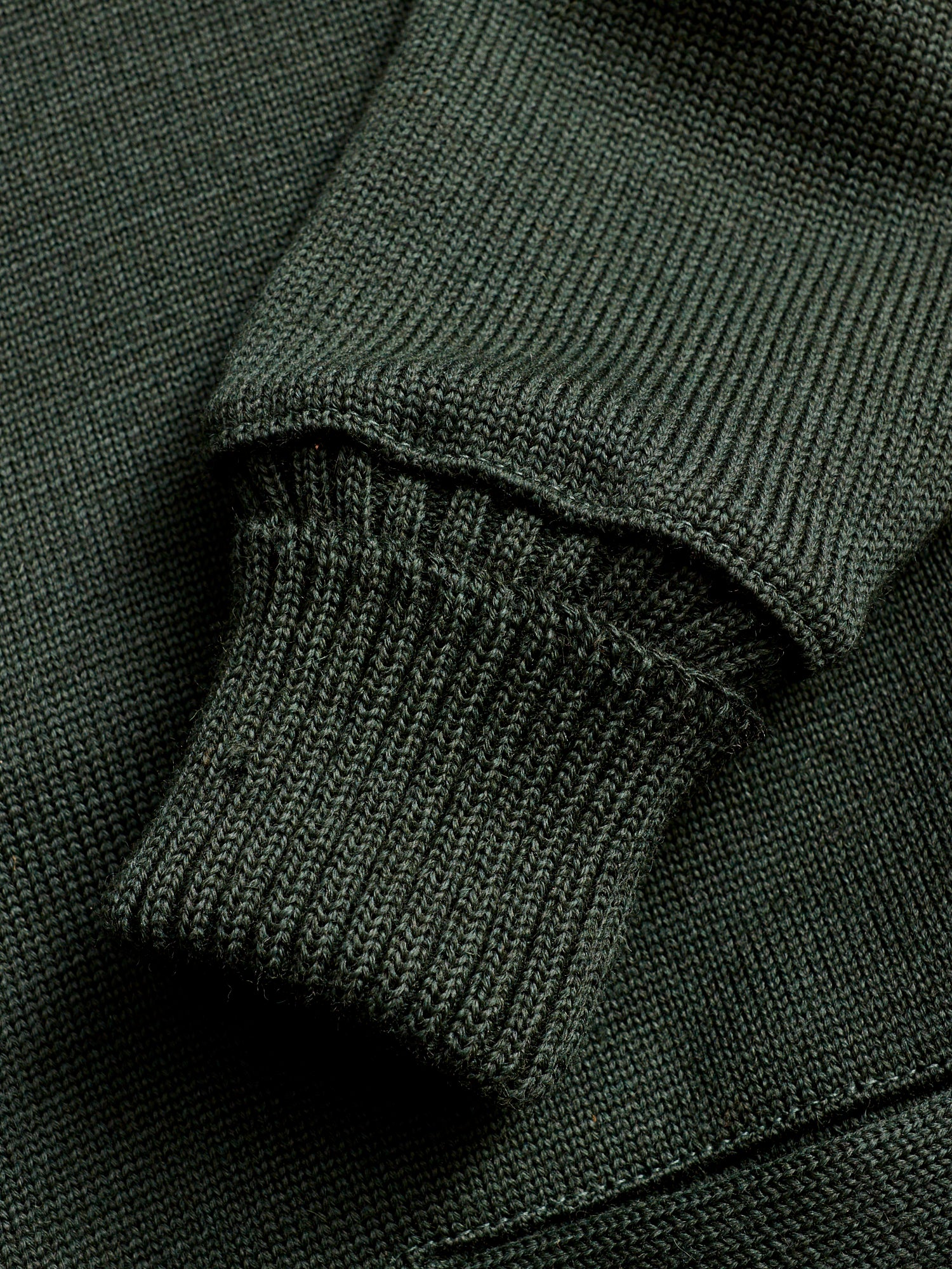 Shawl Sweater Coat in Pine - Image 5