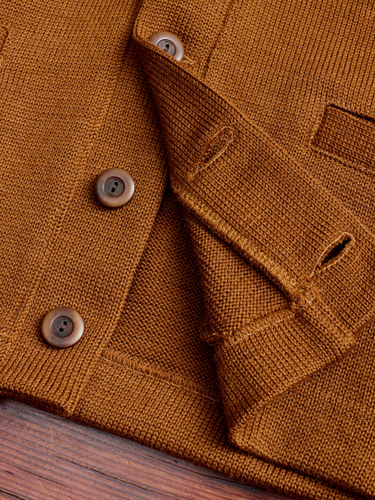 Shawl Sweater Coat in Whiskey - Image 6