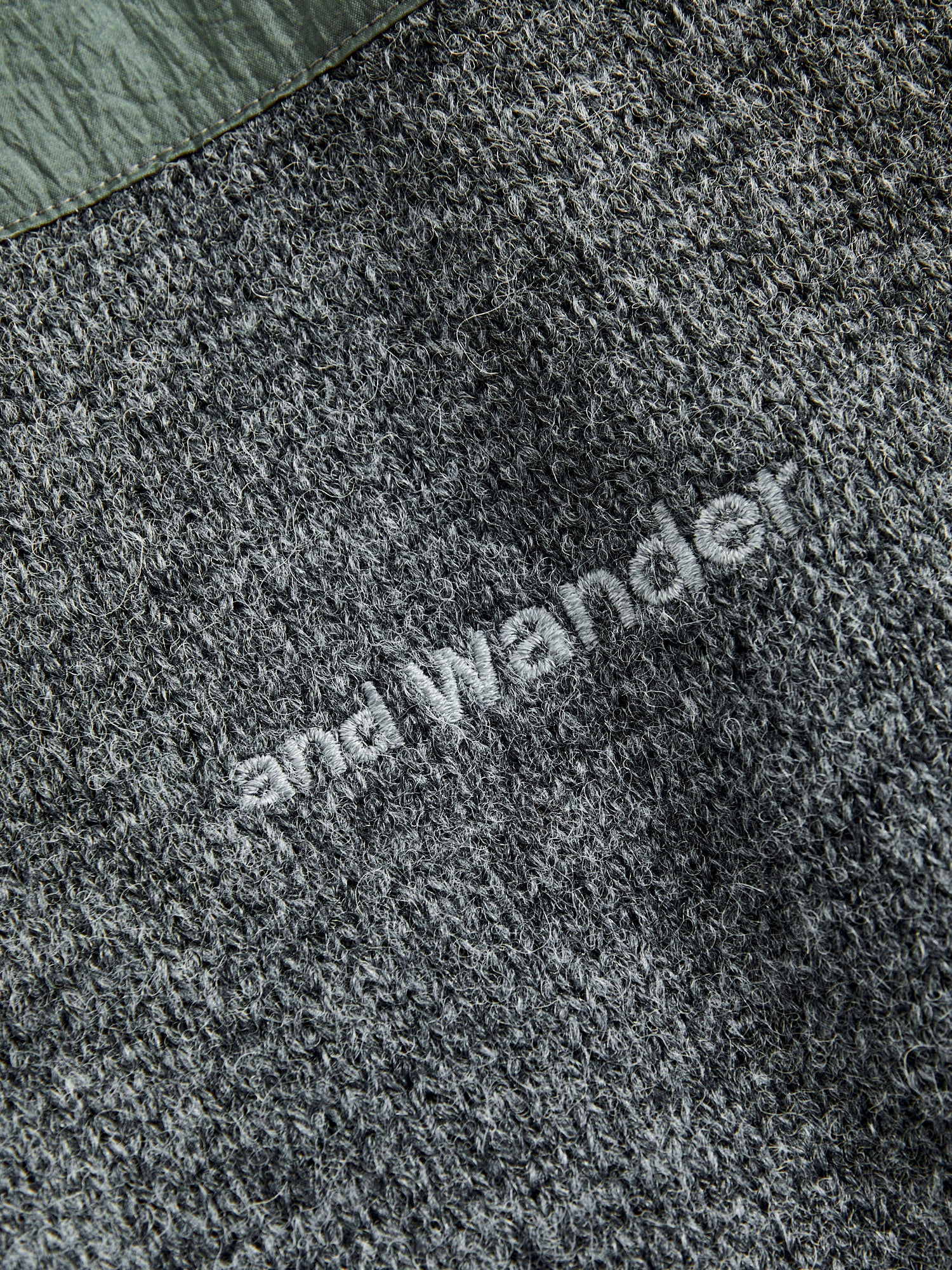 Shetland Wool Cardigan in Gray - Image 5