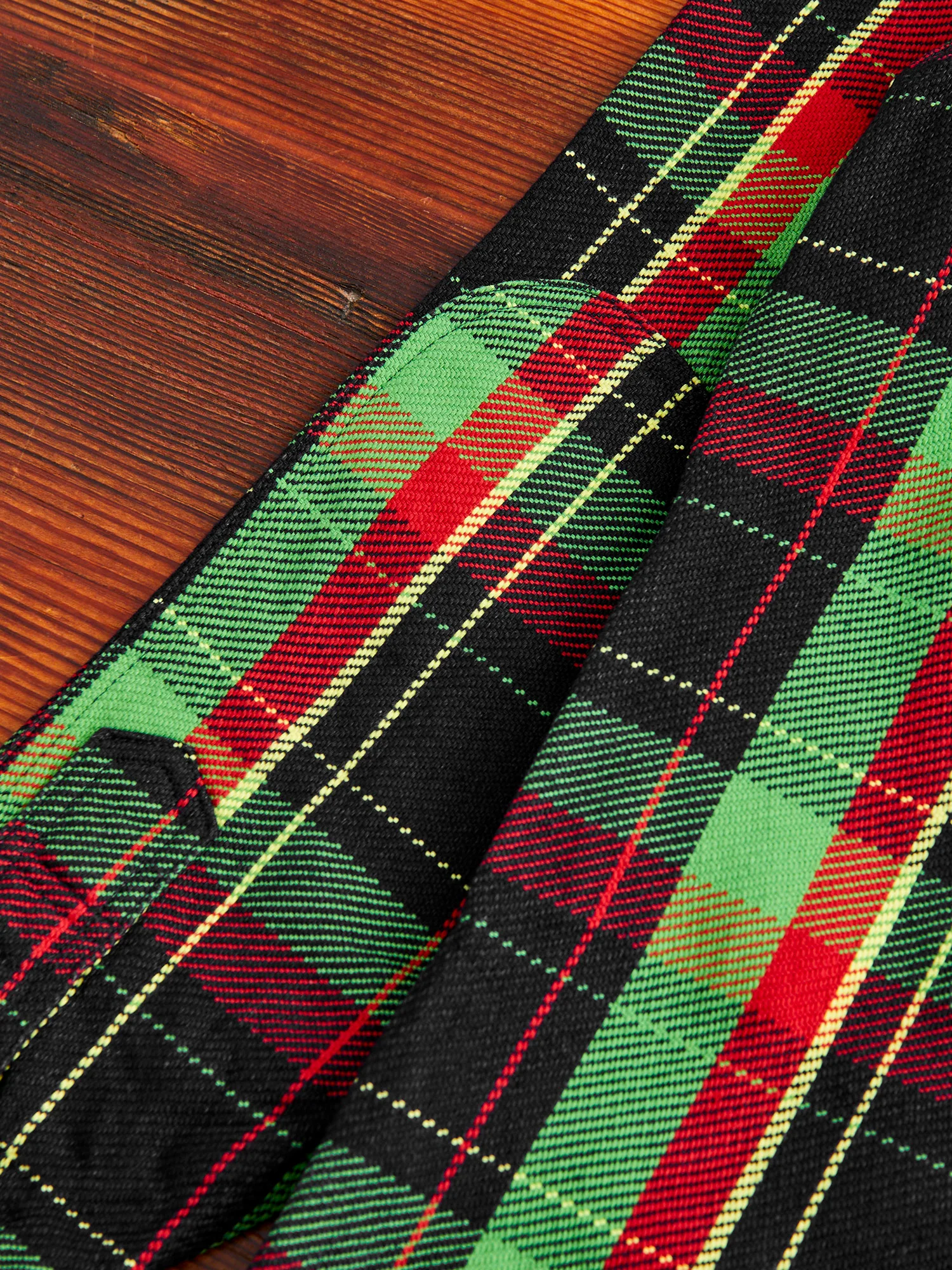 SIN23-01W Rope Dyed Flannel Shirt in Green - Image 10