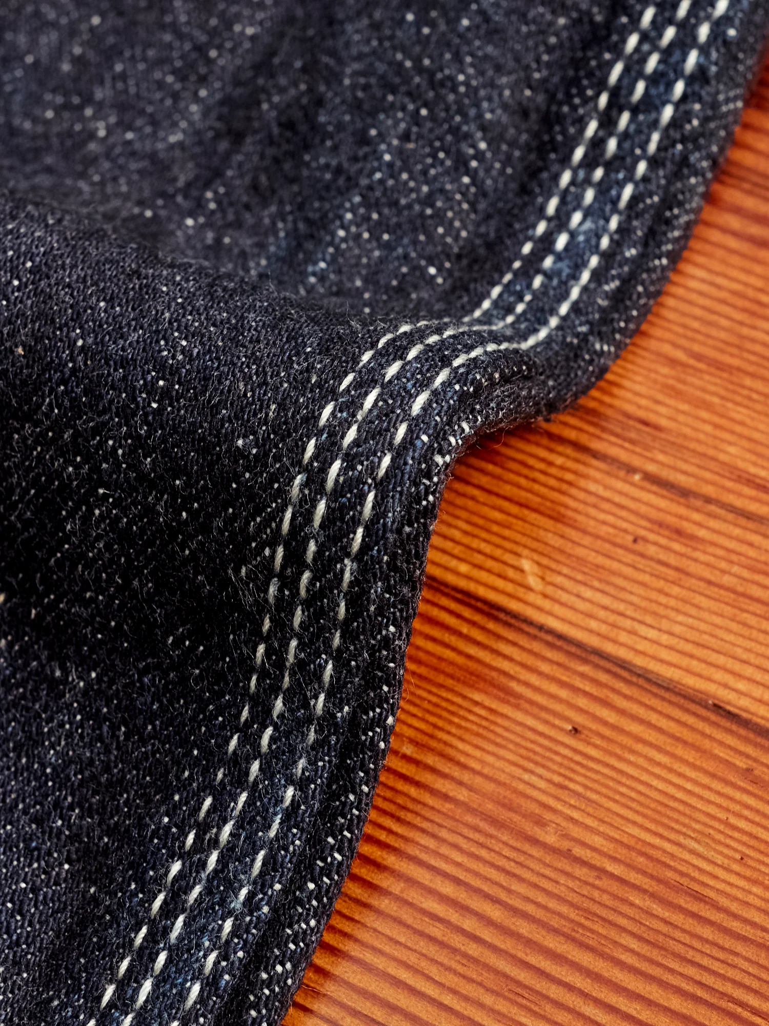 SJ310DX17oz "Zero Bushido" 17oz Selvedge Denim Work Pants - Wide Straight Fit - Image 7