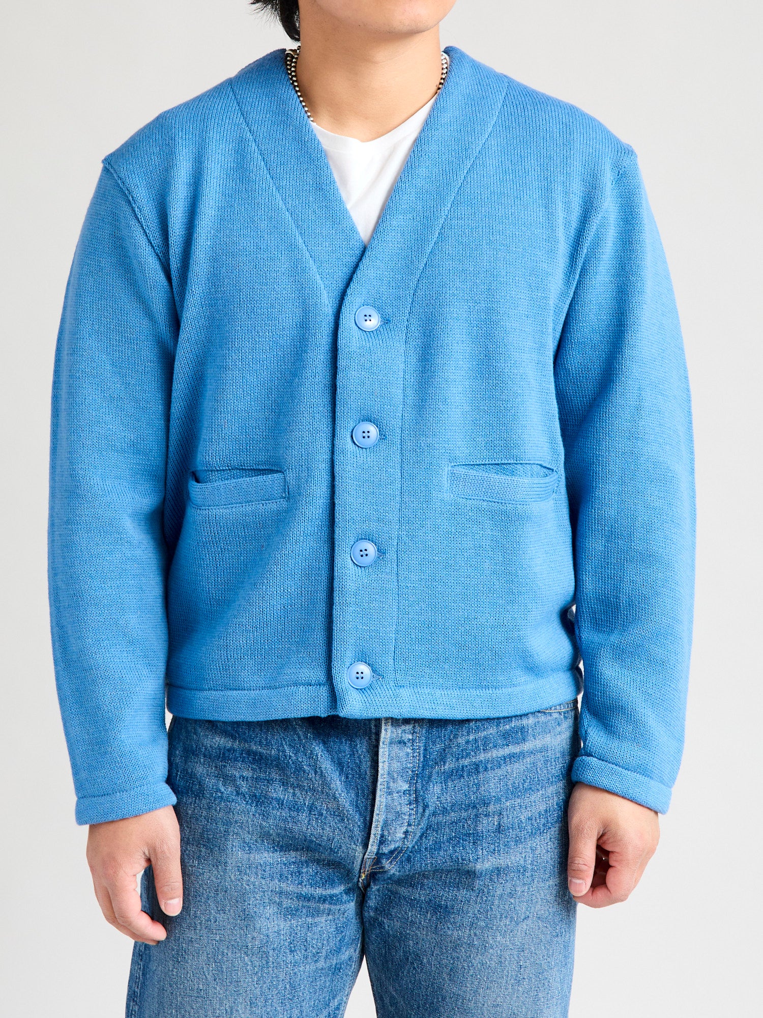 Slouchy Cardigan in Columbia - Image 2
