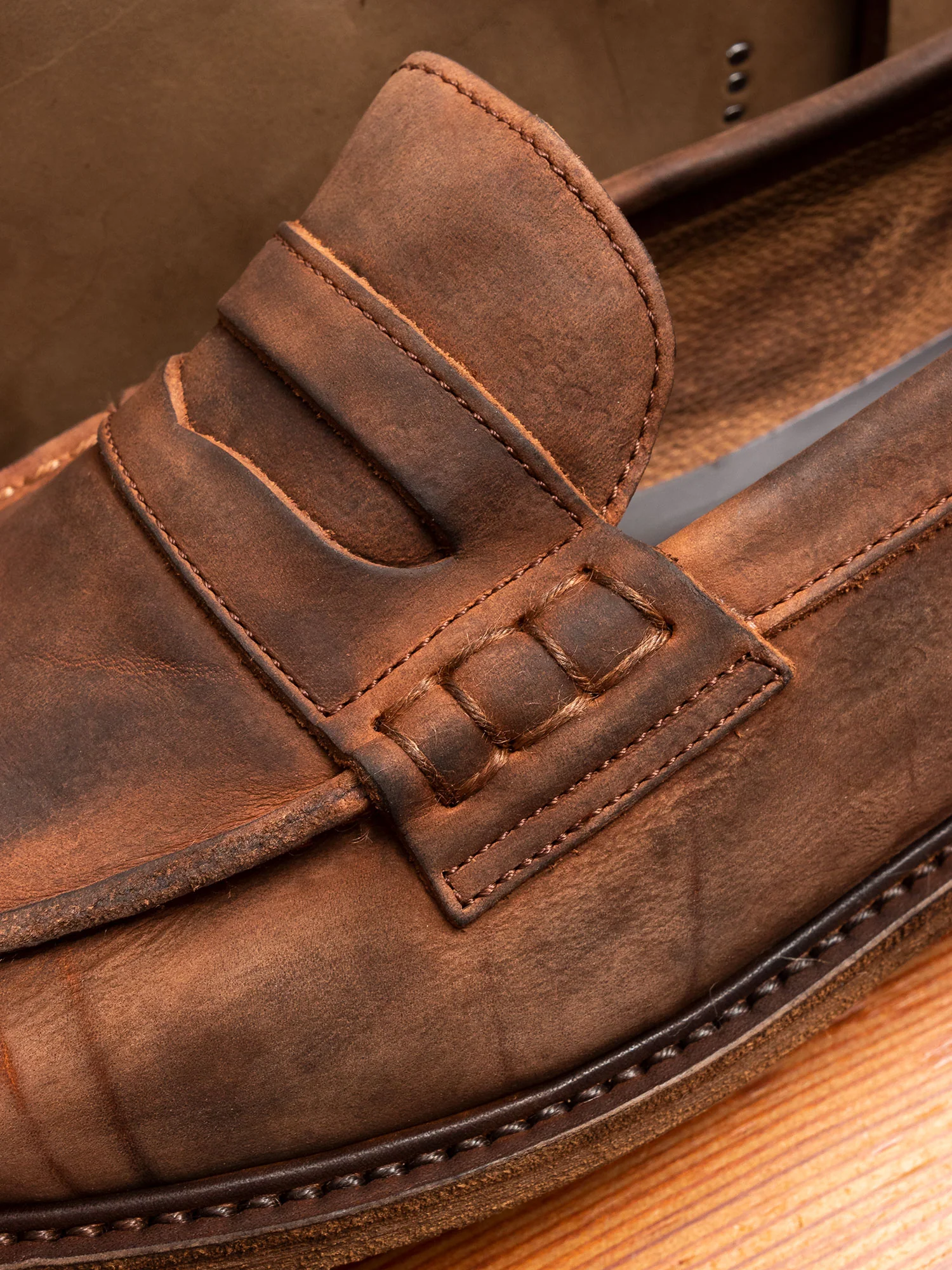Slouchy Loafers in Dark Brown - Image 5