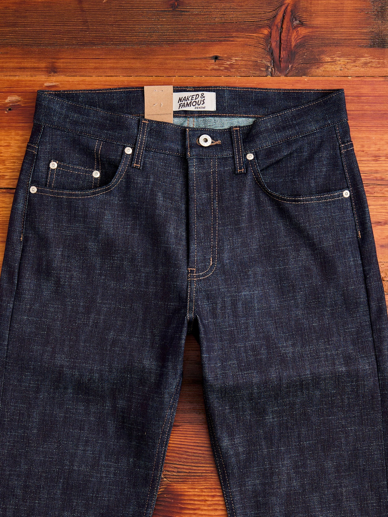 "Slub Stretch Broken Twill" 12.5oz Selvedge Denim - Easy Guy Fit - Image 6