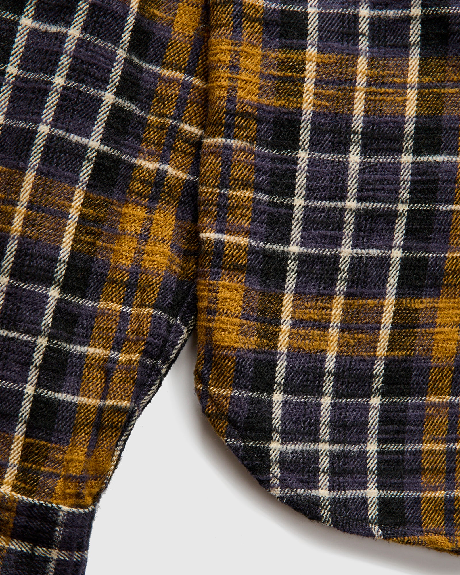 Slubby Flannel Shirt in Purple - Image 6